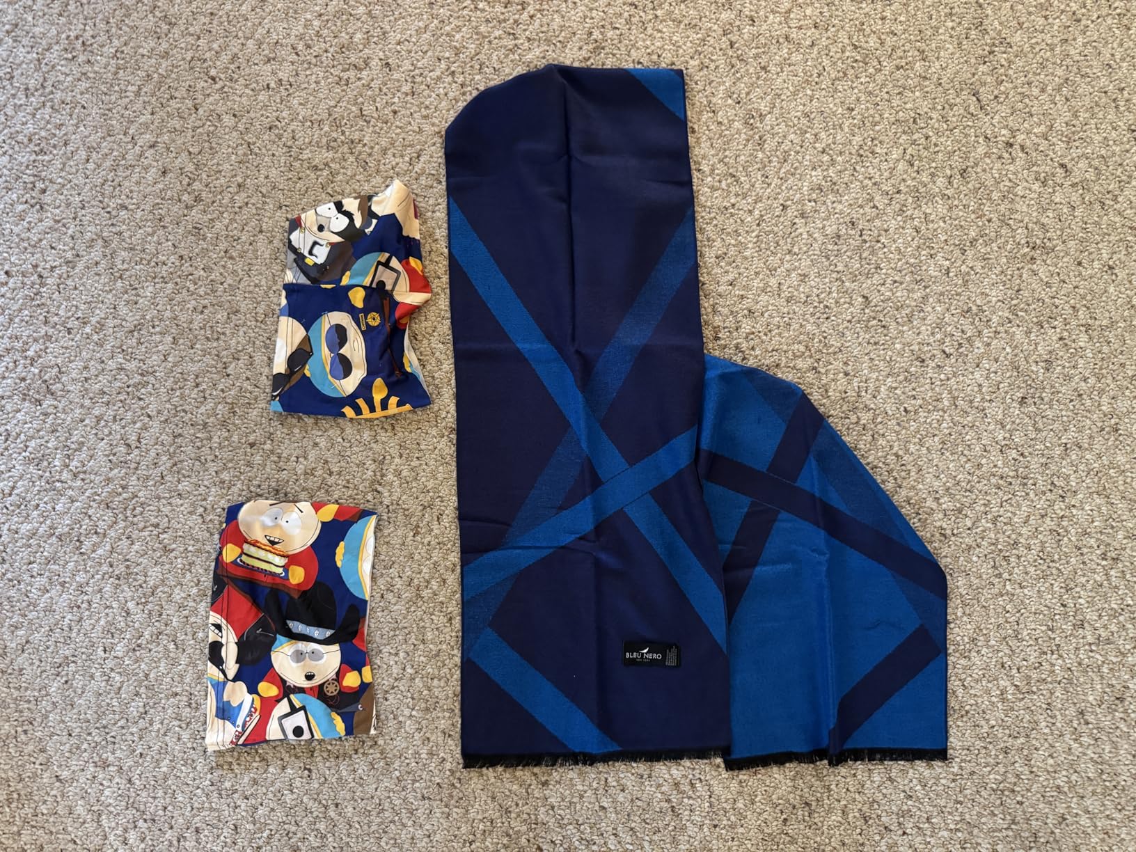 Bleu Nero Luxurious Winter Scarf for Men - Large Selection of Unique Design Premium Scarves customer photo 2