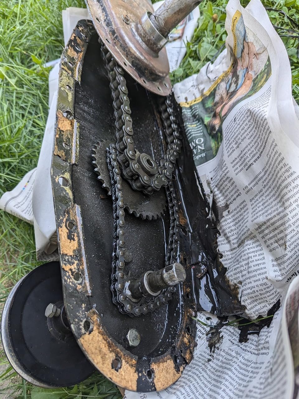 #35 Roller Chain - 5 Feet Carbon Steel Material with 2 Connecting Links Industrial Chain - 160 Links customer photo 2