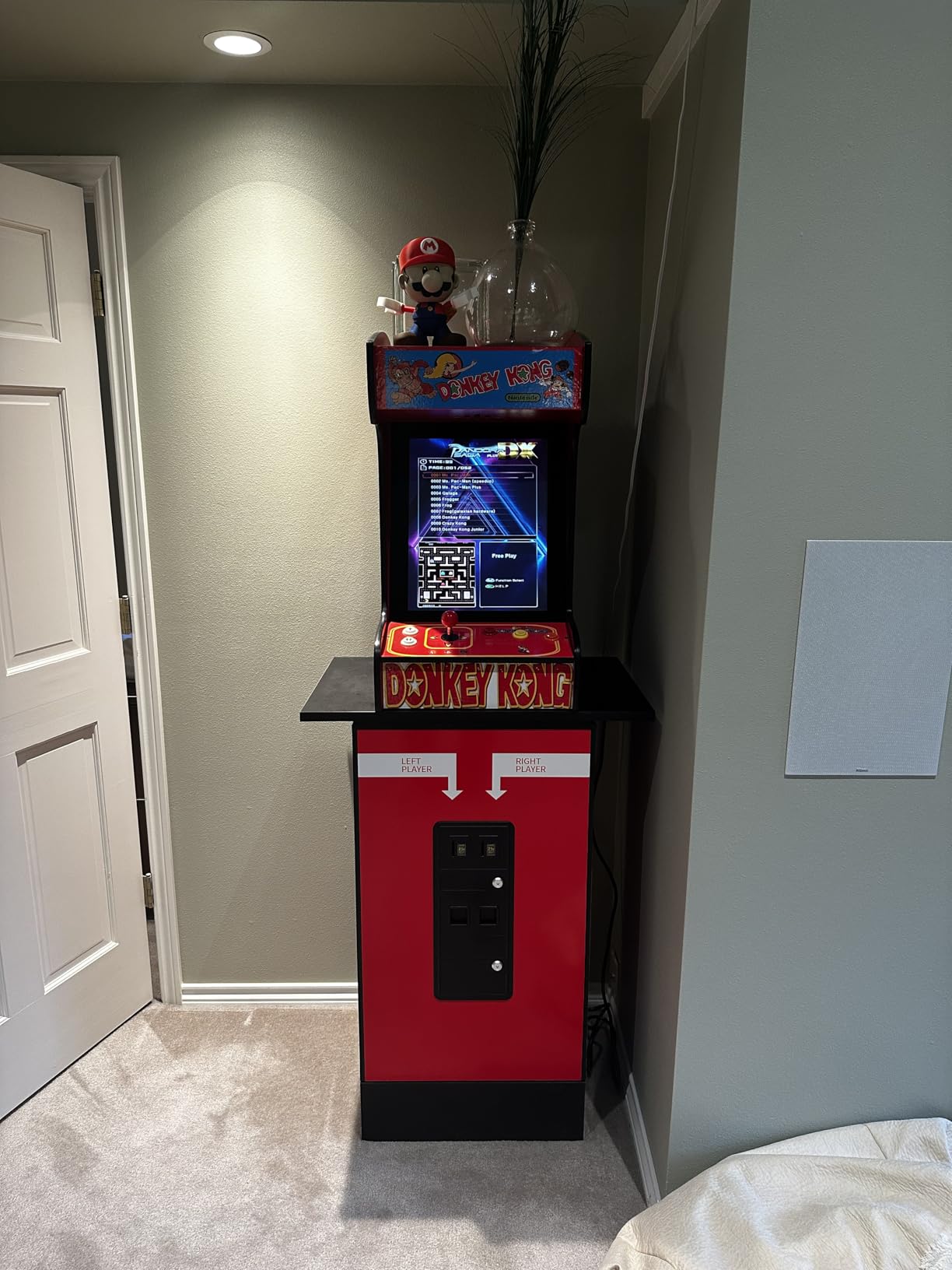 Doc and Pies Arcade Factory Classic Home Arcade Machine - Tabletop and Bartop - 412 Retro Games - Full Size LCD Screen, Buttons and Joystick (Red) customer photo 1