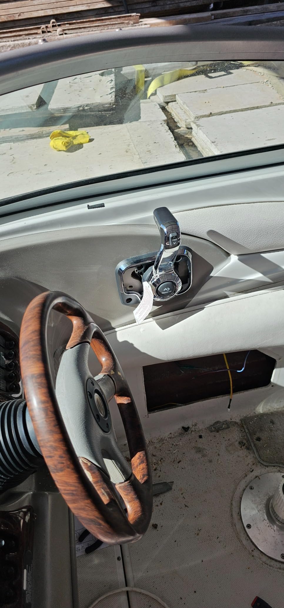 Dometic SeaStar Xtreme Control with Engine Cut Off Switch, CHX8051P, Side Mount, Chrome, Trim Switch customer photo 1
