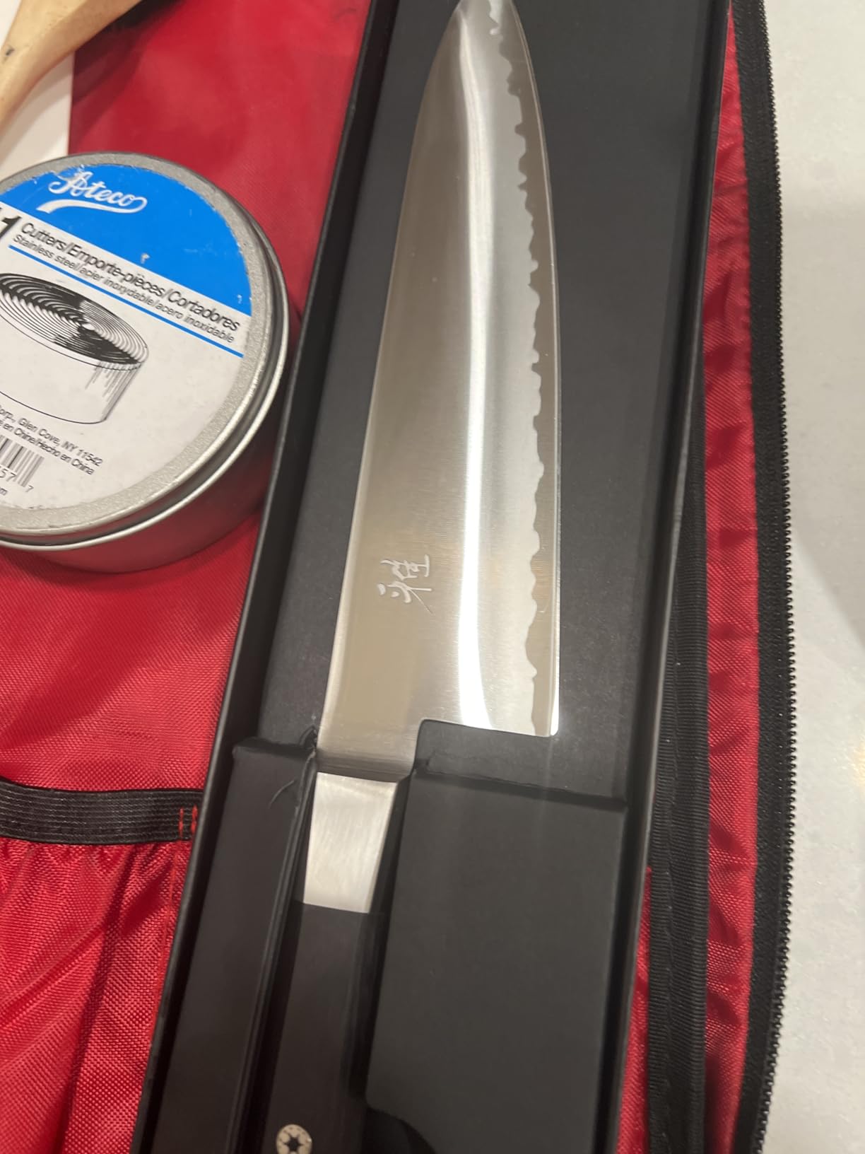 Miyabi Koh Japanese Fine Edge Santoku Knife, 7-inch, Kitchen Knife, Pakkawood Octagon-shaped Handle, Hand-honed Blade Finished with Katana Edge, Handcrafted in Seki, Japan customer photo 2