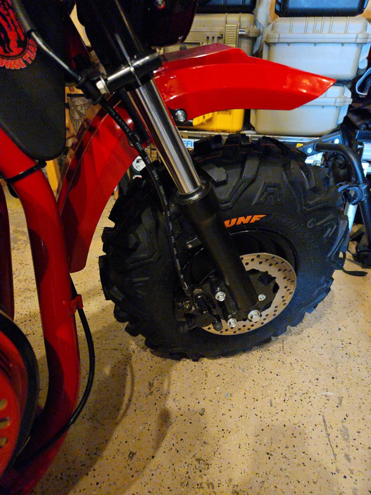 Set of 2 SunF Power.II 145/70-6 (14x6-6) ATV & Go-Kart Mini Bike Tires, 6 PR, Tubeless A051 customer photo 2