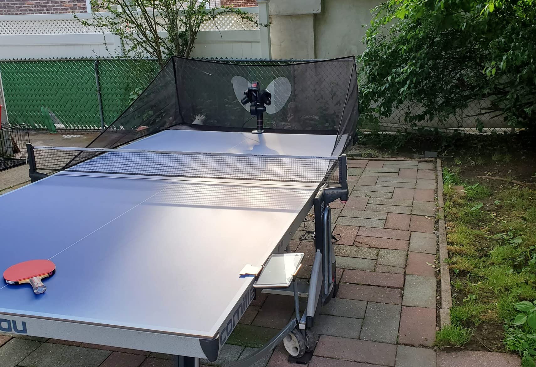 Butterfly Amicus Prime Table Tennis Robot | Best Ball Launcher-Thrower-Shooter for Your Ping Pong Table | Free Carry Bag, Remote, Tech Support, & 120 Balls | Play Or Practice Ping Pong Anytime customer photo 1