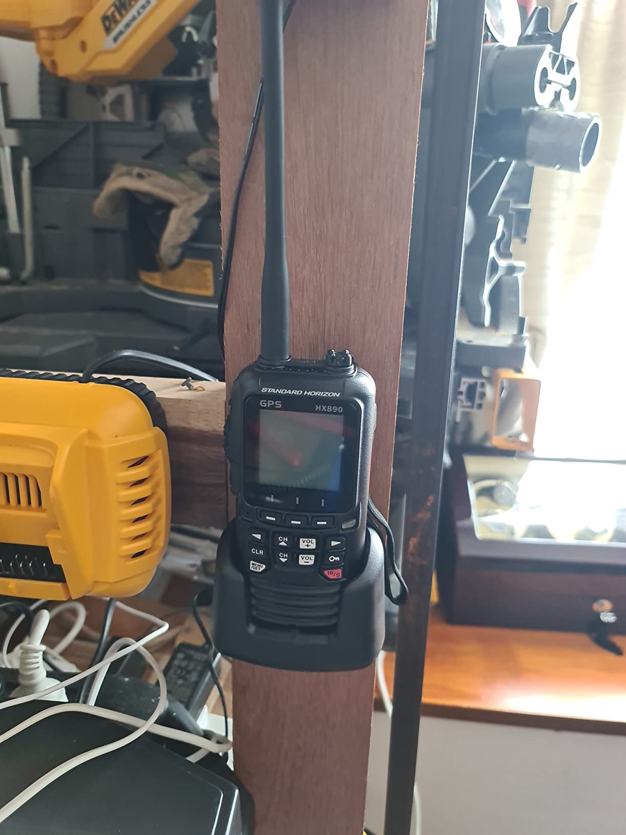 Standard Horizon HX890 Black Handheld VHF - Floating 6 Watt Class H DSC Two Way Radio with GPS customer photo 1