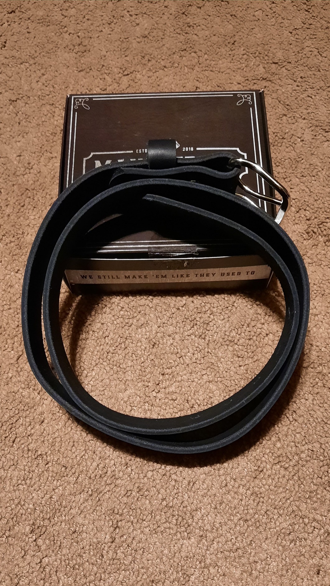 Main Street Forge Journeyman Leather Belt | Made in USA | Mens Leather Belt | Full Grain Leather Belts for Men customer photo 1