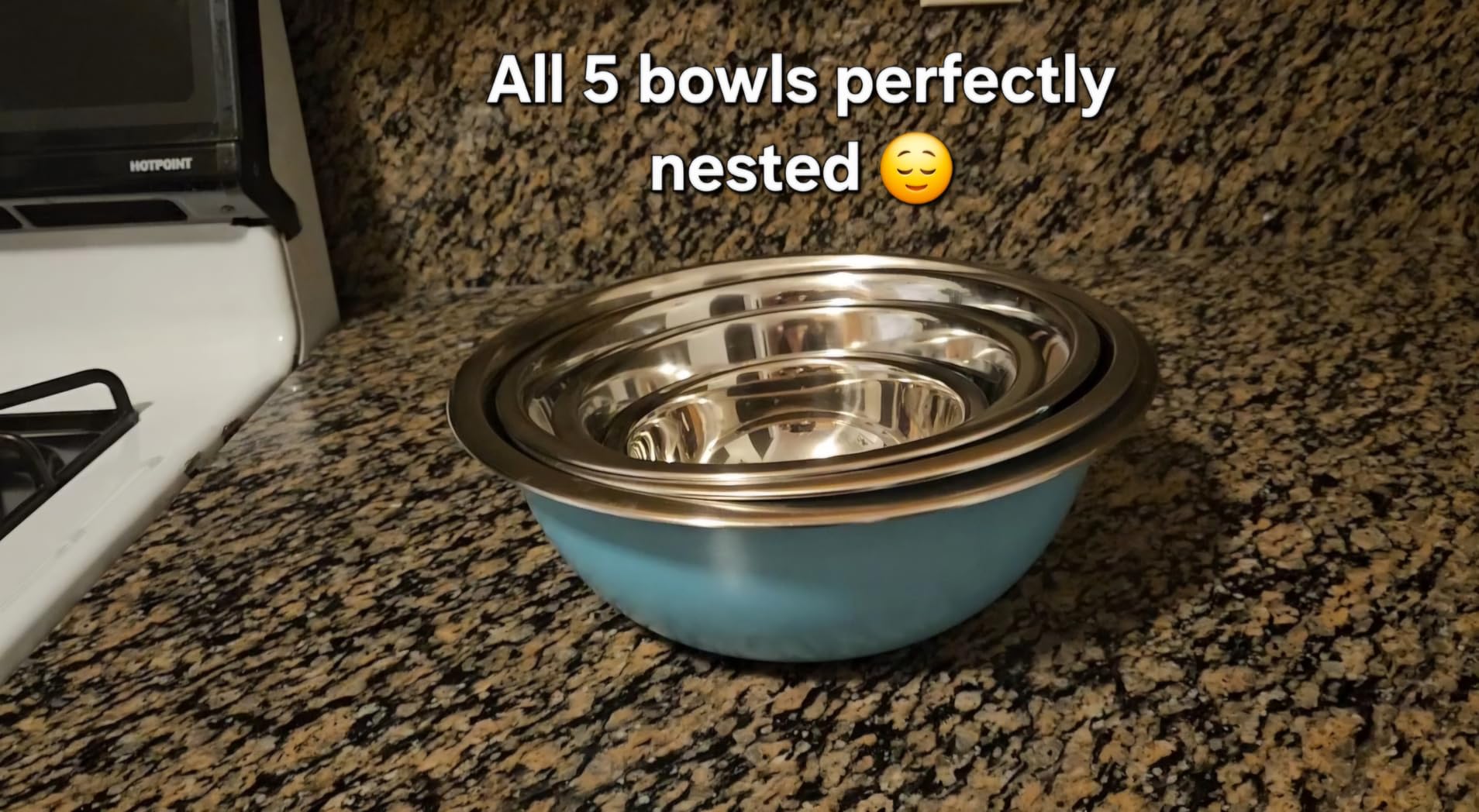 WHYSKO Meal Prep Stainless Steel Mixing Bowl (5-Piece Set) Home, Refrigerator, and Kitchen Food Storage Organizers | Ecofriendly, Heavy Duty, No Lids customer photo 1