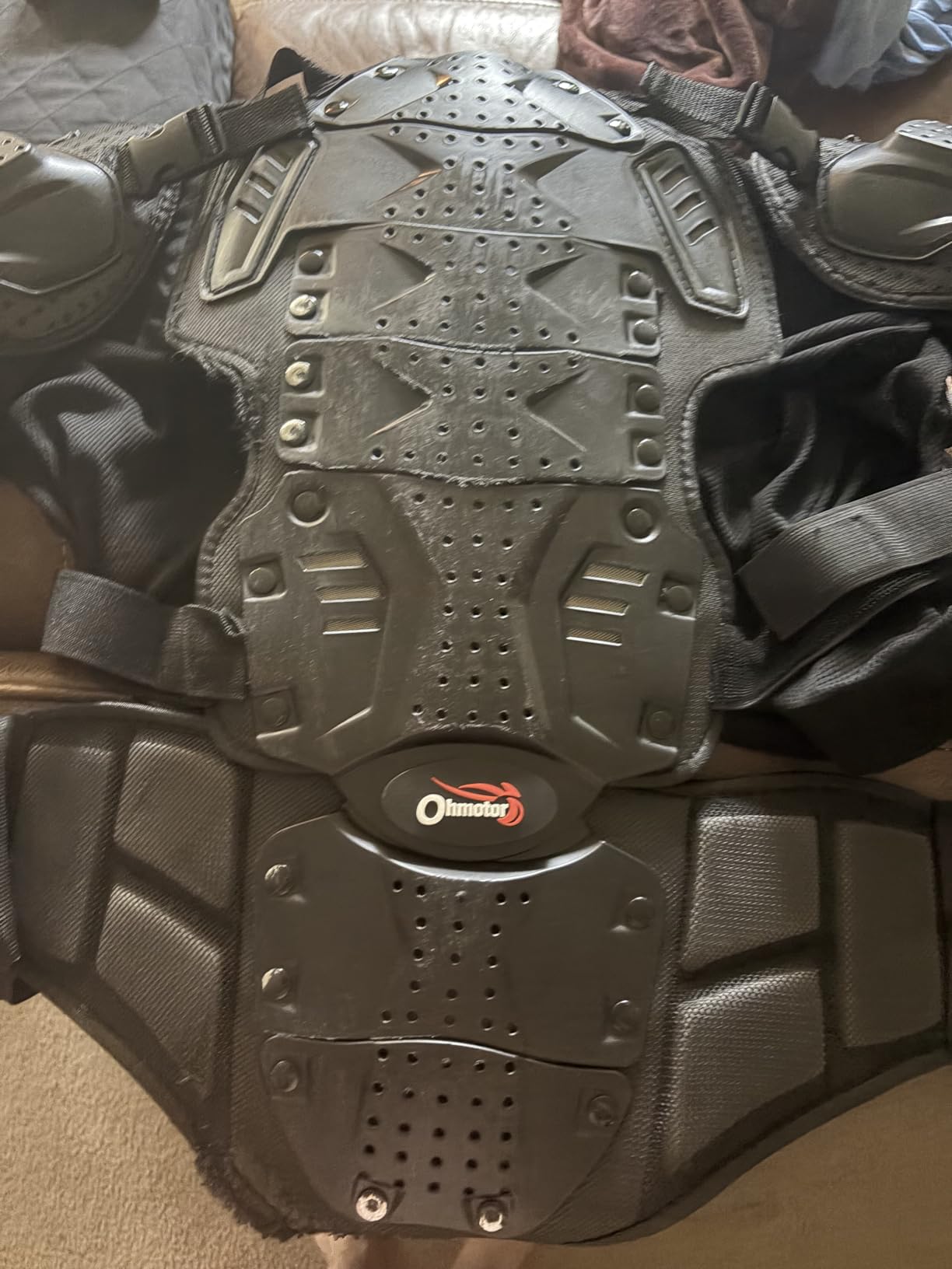 OHMOTOR Motorcycle Body Protective Jacket Armor Men, Motocross Riding Protective Gear,ATV Dirt Bike Chest Spine Protector customer photo 2