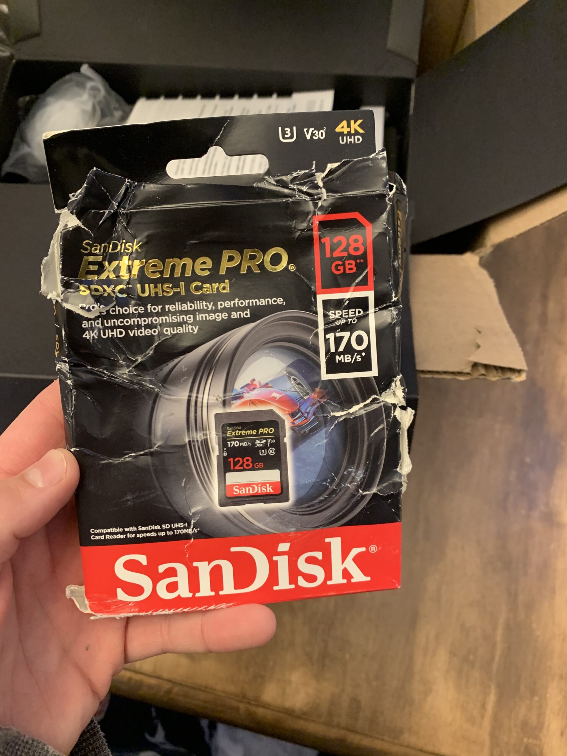 SanDisk 128GB Extreme PRO UHS-I SDXC Memory Card, SDSDXXY-128G-ANCIN customer photo 1