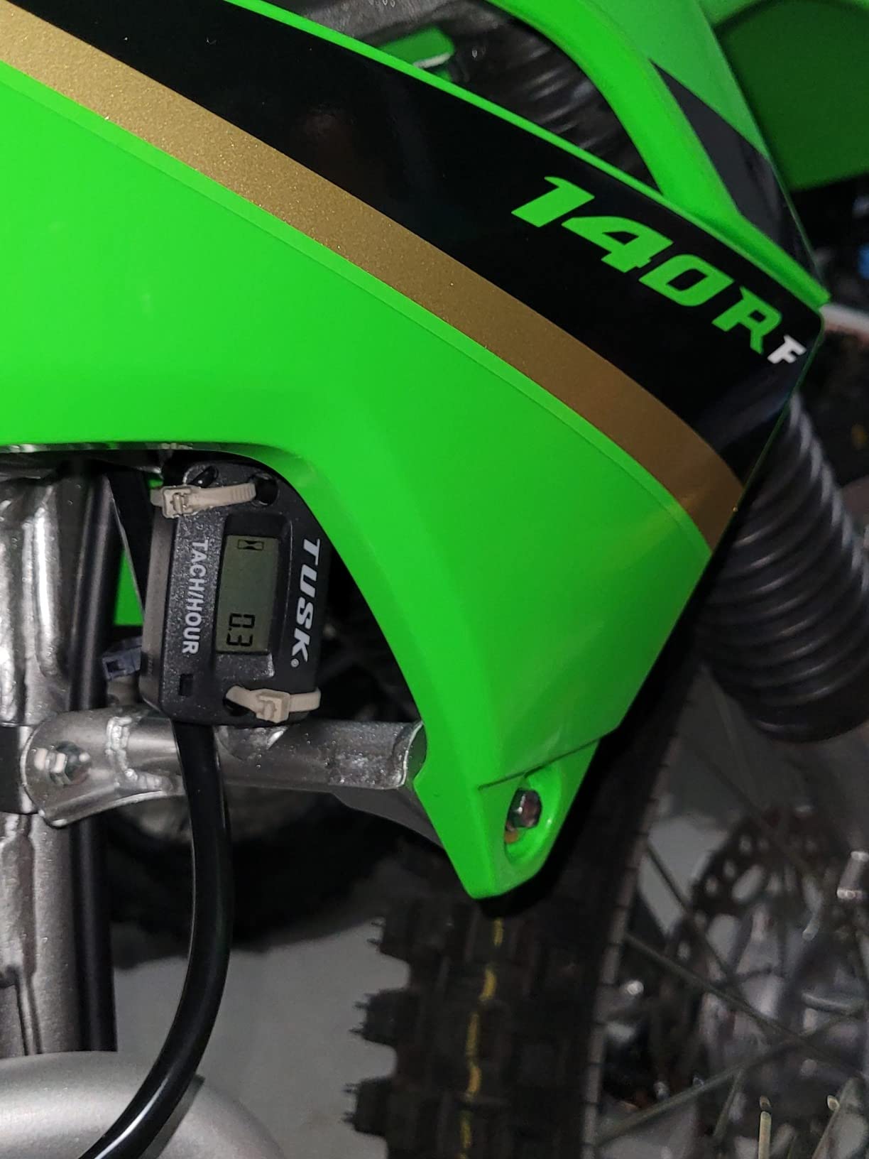Tusk Tach/Hour Meter Compatible with Yamaha YZ250 1974-2026/YZ125 1974-2026/YZ250X 2019-2026/YZ250F 2001-2026 Compatible with Kawasaki KX 250/KX250F 1978-2026 Compatible with Honda CRF250R/CRF450R customer photo 2