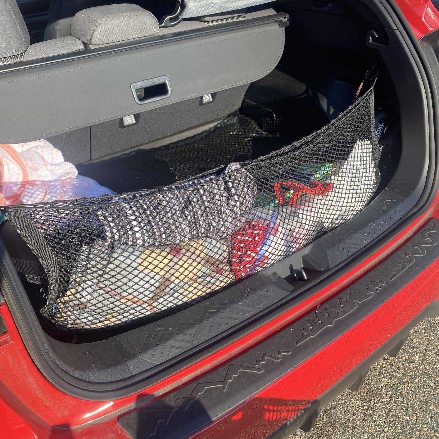 Envelope Style Automotive Elastic Trunk Mesh Cargo Net Accessories for Subaru Impreza 2017-2024 & Crosstrek 2018-2024, Premium Trunk Organizers and Storage, Luggage Nets for Vehicles customer photo 1