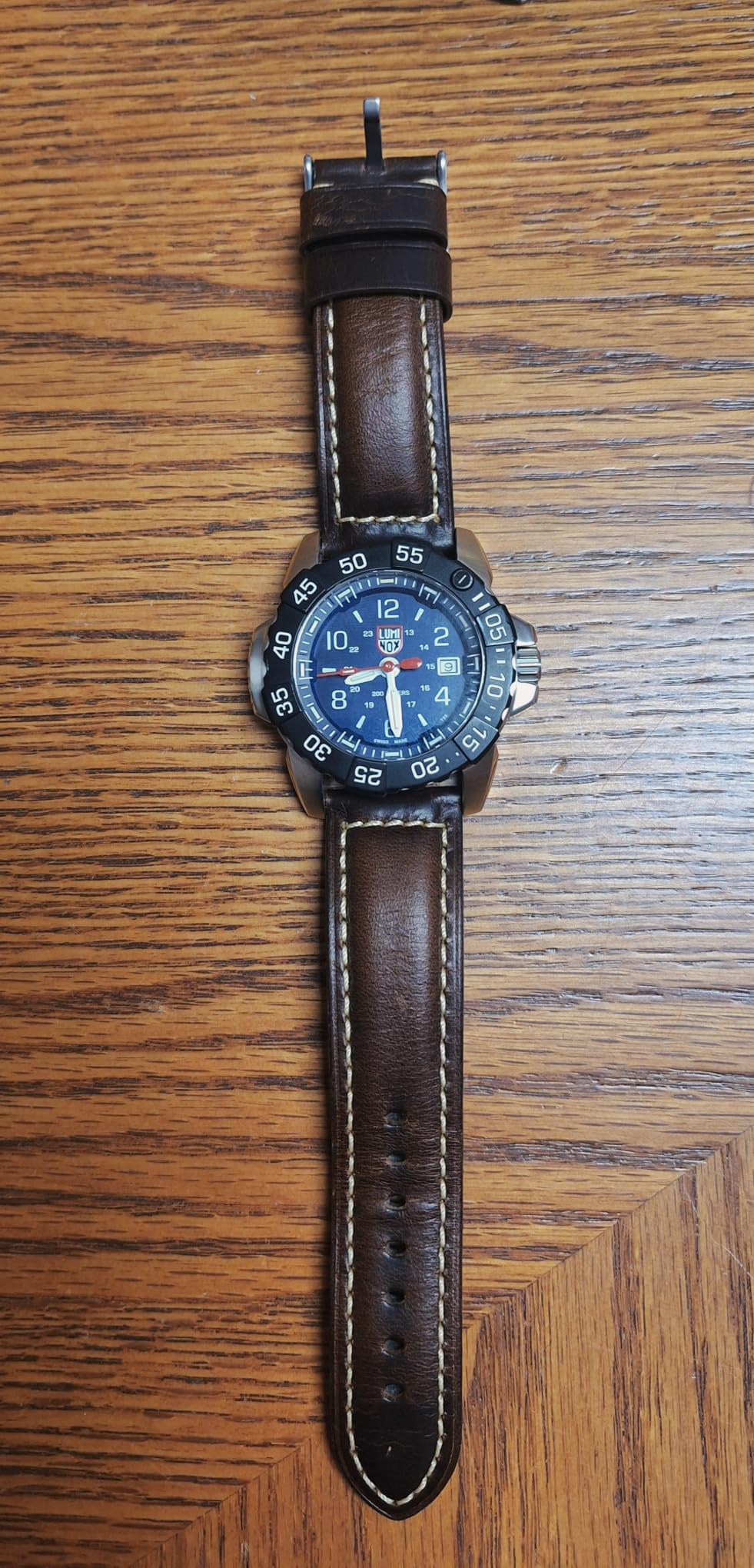Quick Release Retro Leather Watch Band,Vintage Oil-tanned Pull-up Leather Strap Replacement,Choice of Width-18mm 20mm 22mm 24mm or 26mm customer photo 1