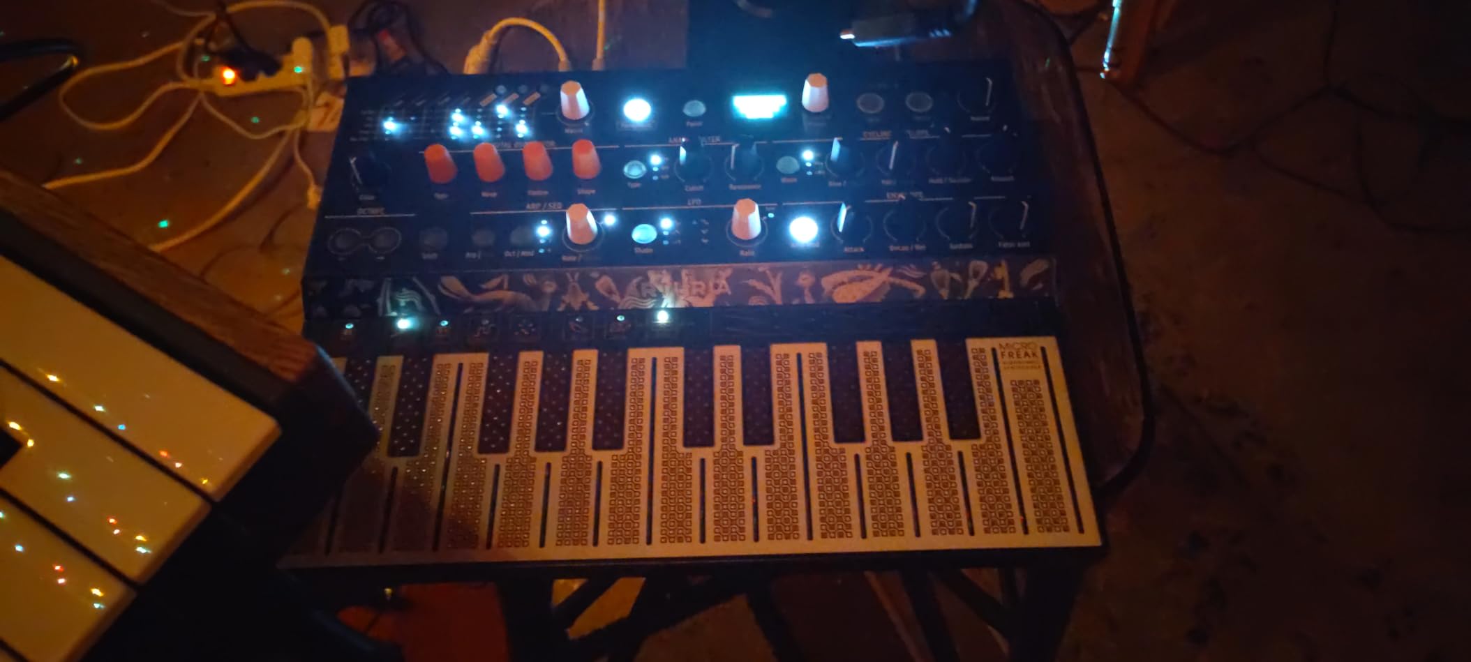 Arturia MicroFreak Synthesizer Keyboard | 21 paraphonic oscillator modes from physical modeling to wavetable, 25-key poly-aftertouch keybed, CV pitch gate and pressure customer photo 2