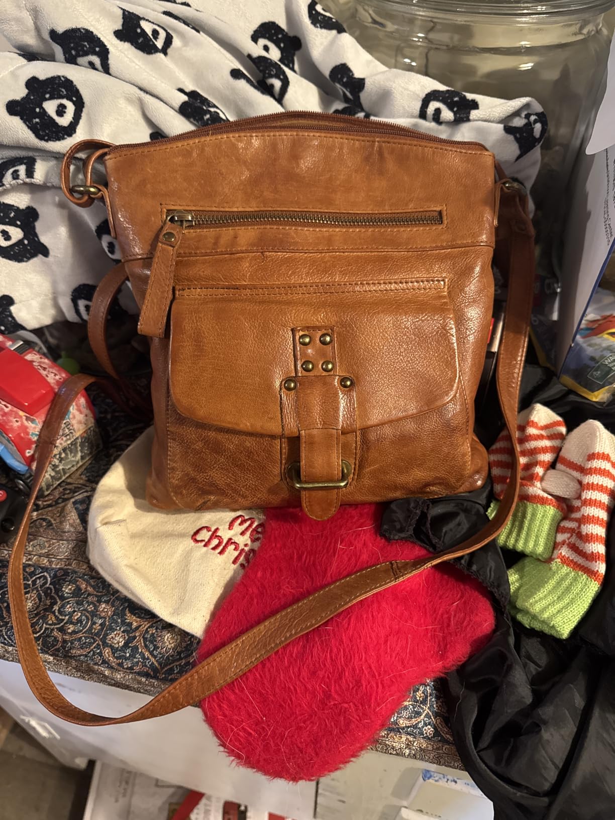 Genuine Leather Crossbody Bag For Women - Medium Cross Body Handbag Purse customer photo 1