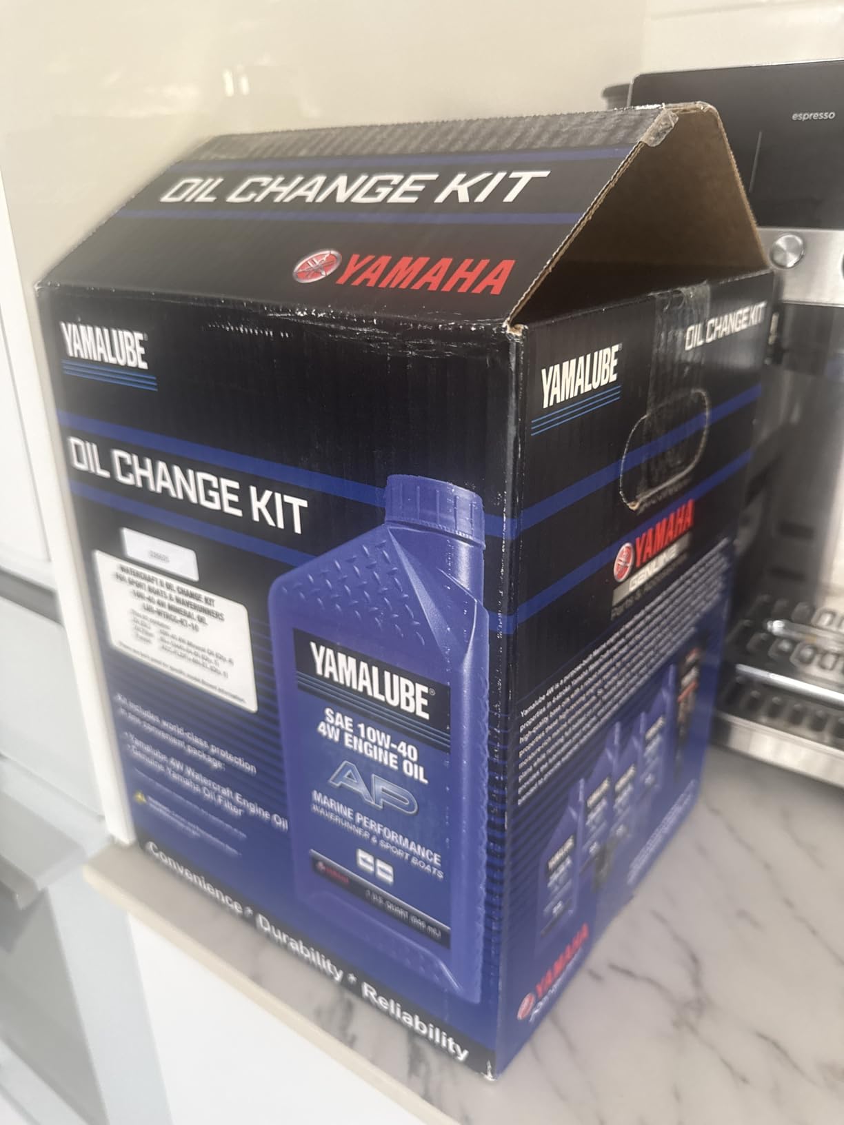 Yamaha Yamalube Watercraft II (10W-40) Oil Change Kit, #LUB-WTRCG-KT-10 customer photo 1