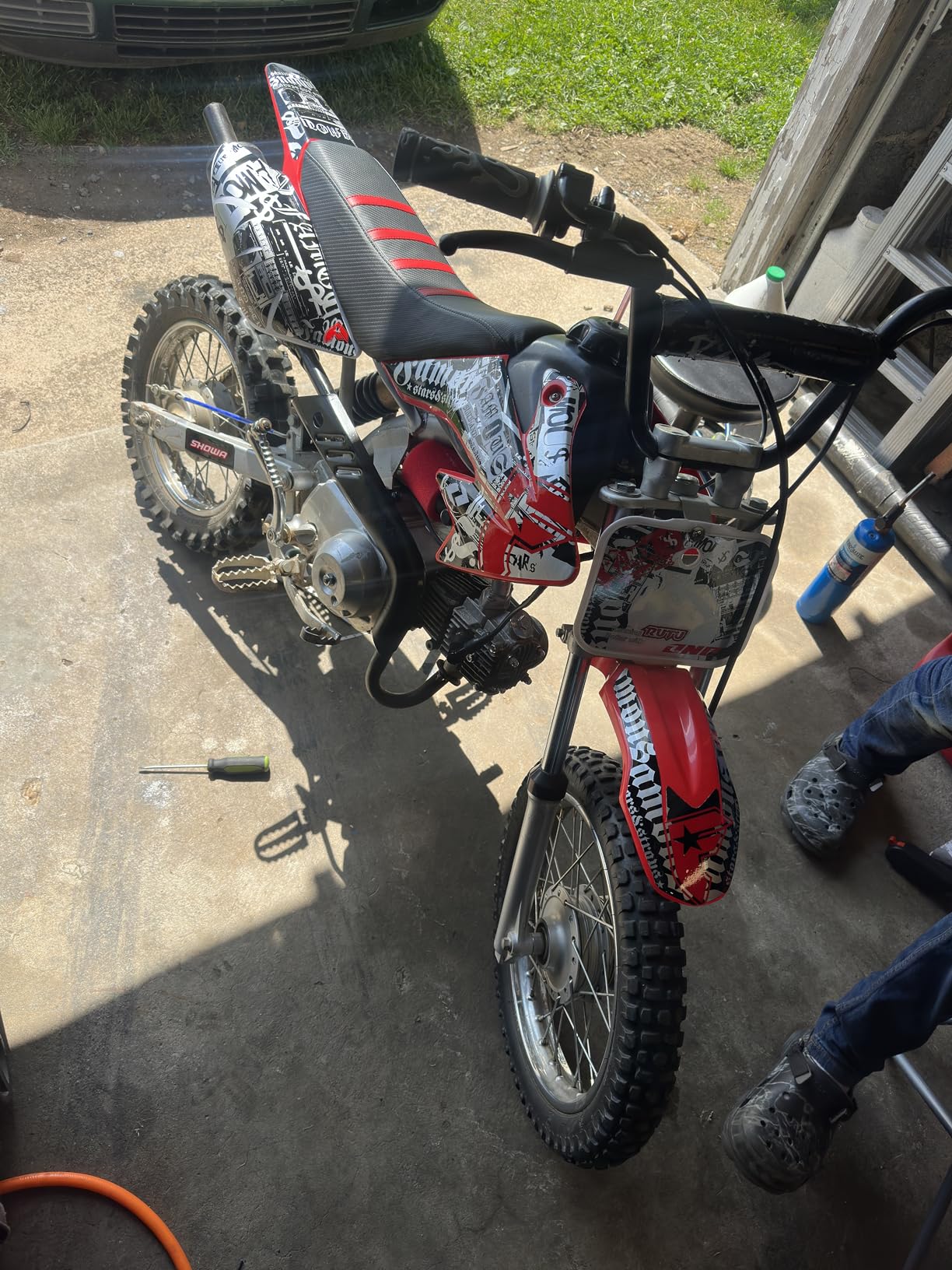 Decal Graphics Sticker Fairing Kit for CRF50 Pit PRO Dirt Bike customer photo 1