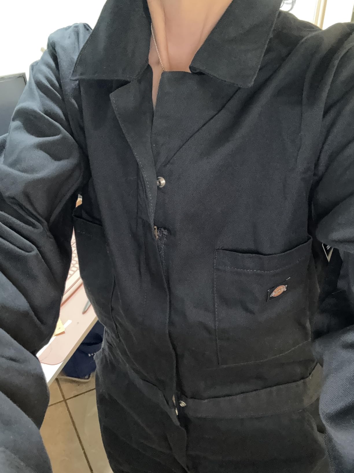 Dickies Women's Long Sleeve Cotton Twill Coverall customer photo 1
