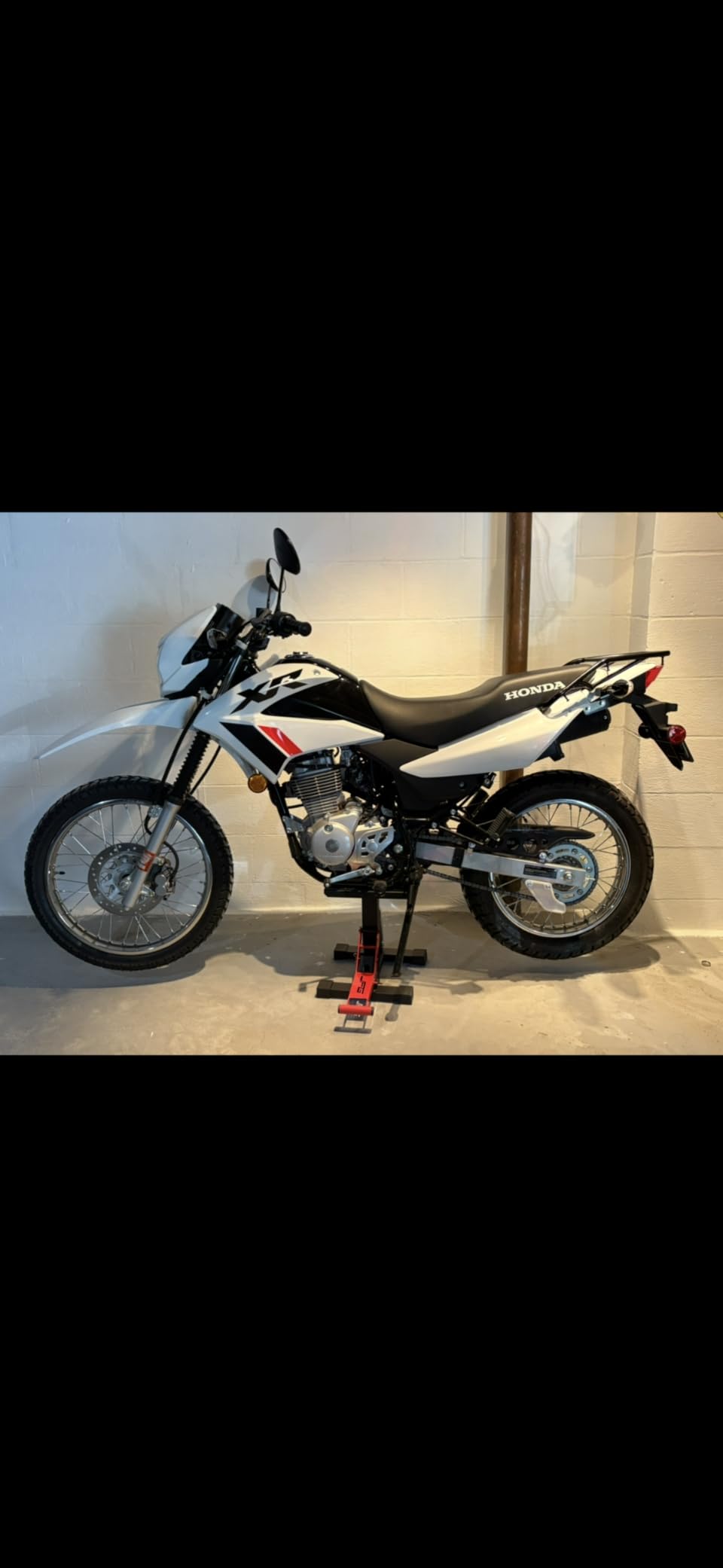 JFG RACING Motorcycle Dirt Bike Stand 1000Lbs Capacity Lift Jack Hoist Table Height Adjustable Lifting Stand Ideal for Dirt Pit Bike Repair&Maintainance,Dirt Bike Accessories customer photo 2