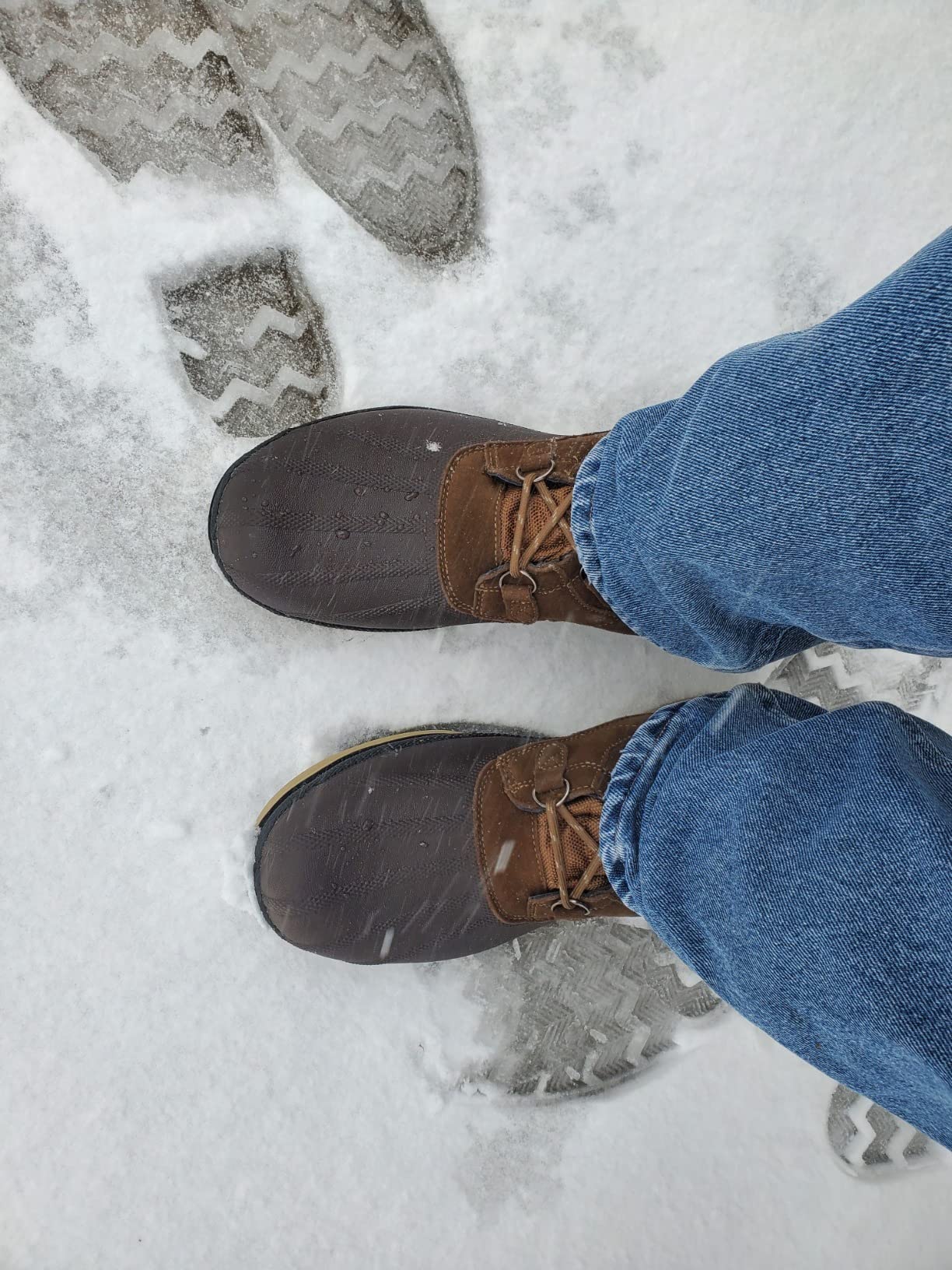 NORTIV 8 Men's Waterproof Winter Snow Boots | 200g Insulation Retains Heat to -25F; Sealed Build Keeps Feet Dry; Arch Support Reduces Fatigue INVERNO customer photo 2