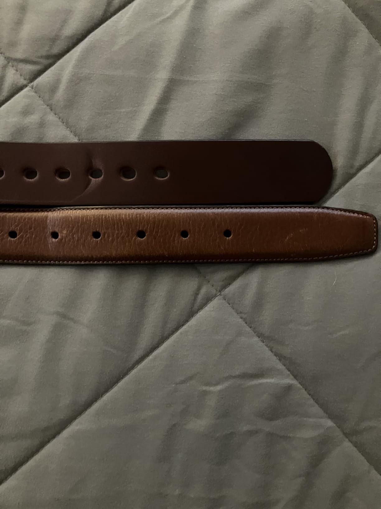 Bullhide Belts, Non Stitched Mens Leather Belt for Work, CCW Carry, 1.50