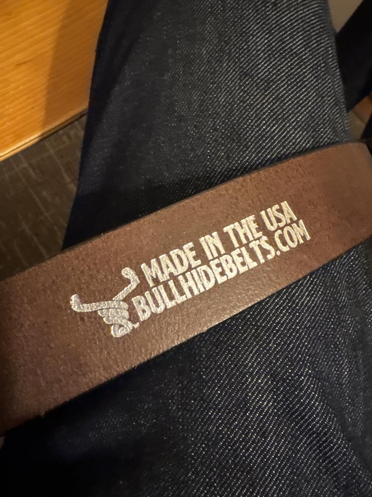 Bullhide Belts, Non Stitched Mens Leather Belt for Work, CCW Carry, 1.50