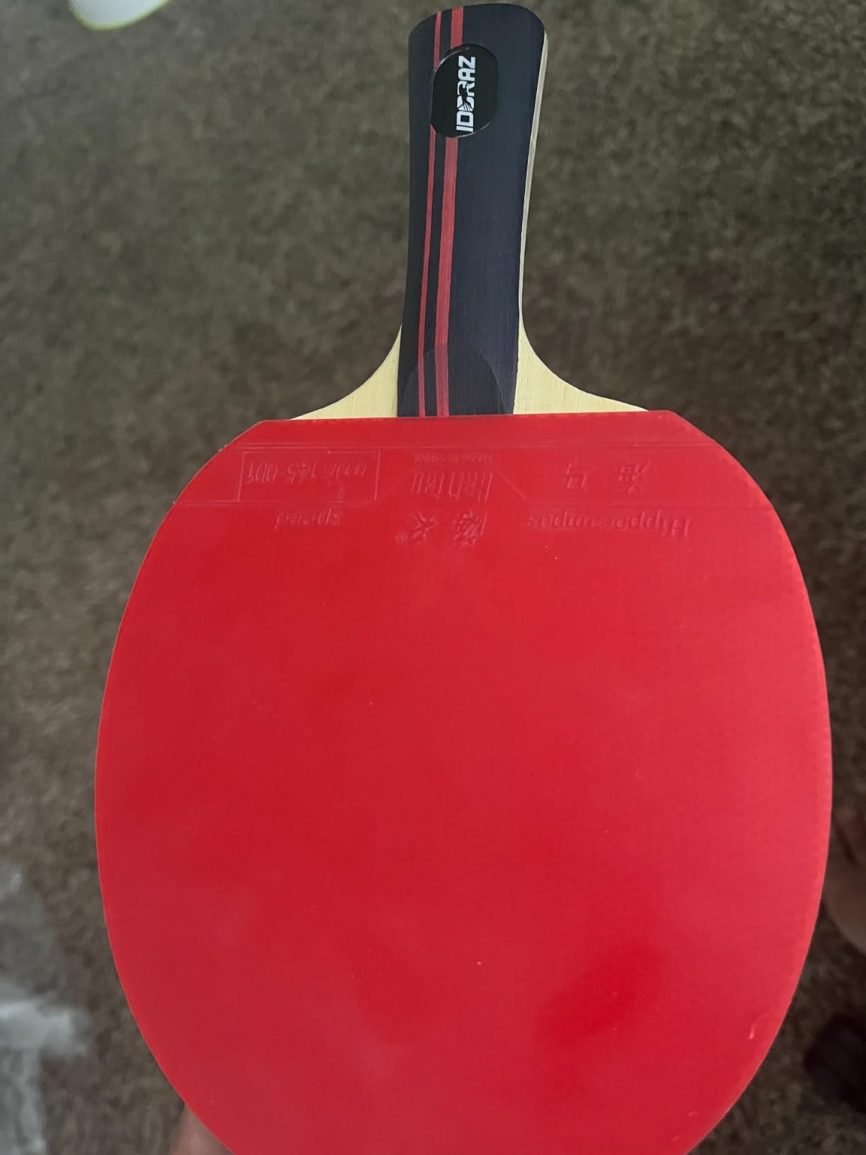 Professional Ping Pong Paddle with ITTF Rubber and Carrying Case | Table Tennis Racket with Speed 99, Spin 93, Control 90 customer photo 2