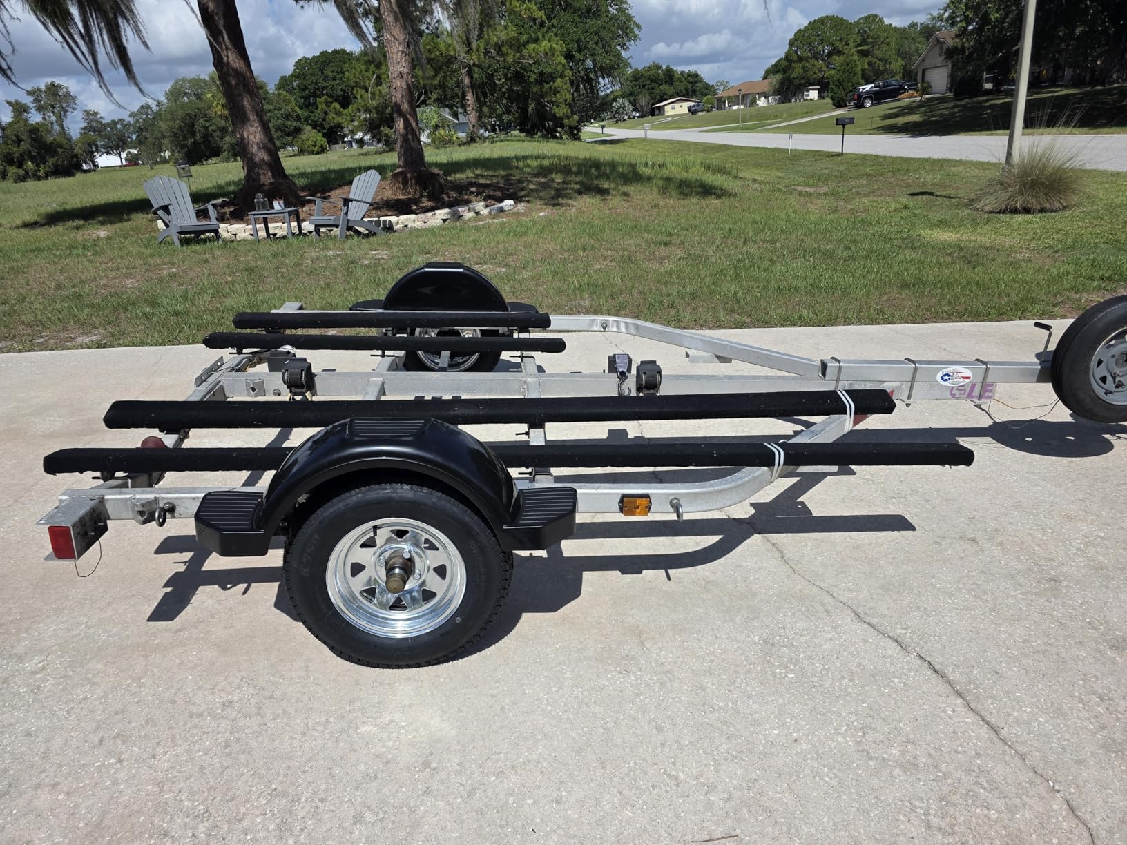 Set of 2 Single Axle Trailer Fenders 13