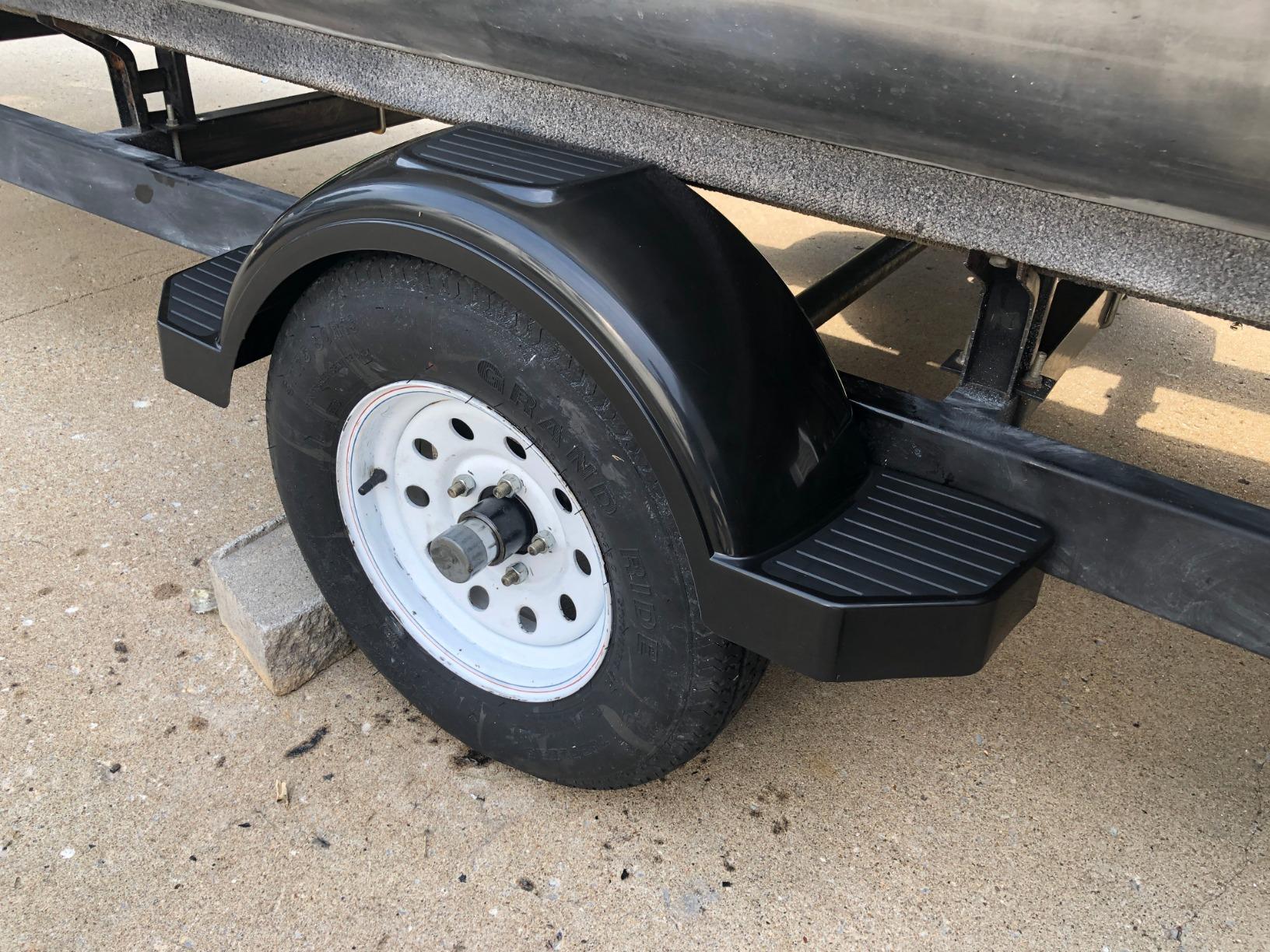 Set of 2 Single Axle Trailer Fenders 13