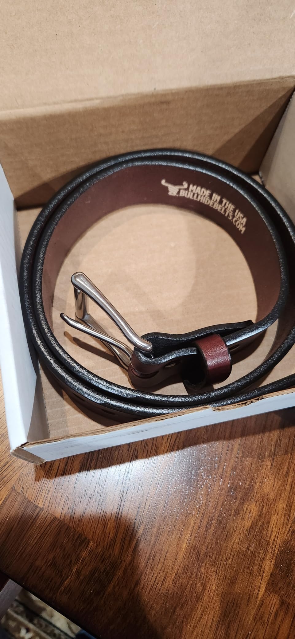 The Eastwood Mens Leather Belt for Casual, Dress, 1.75