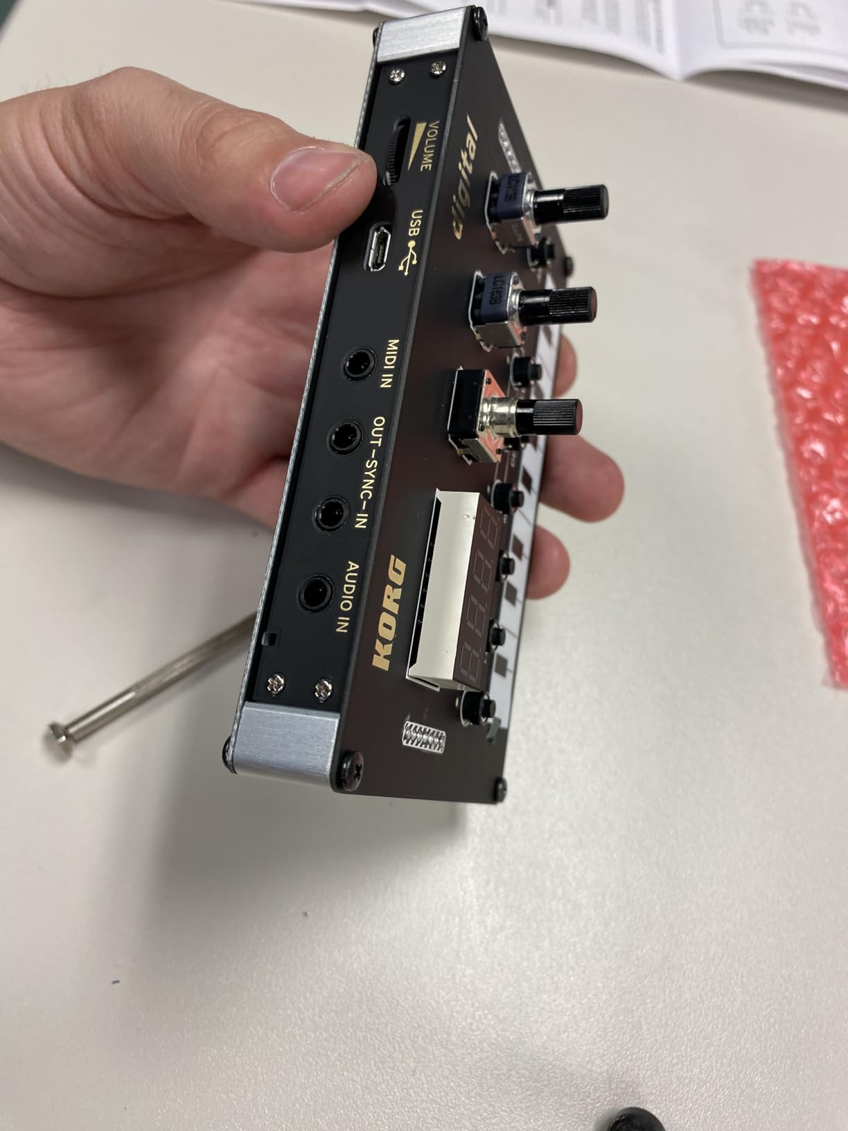 Korg Nu:Tekt NTS-1 Build Your Own Digital Synthesizer Kit customer photo 1