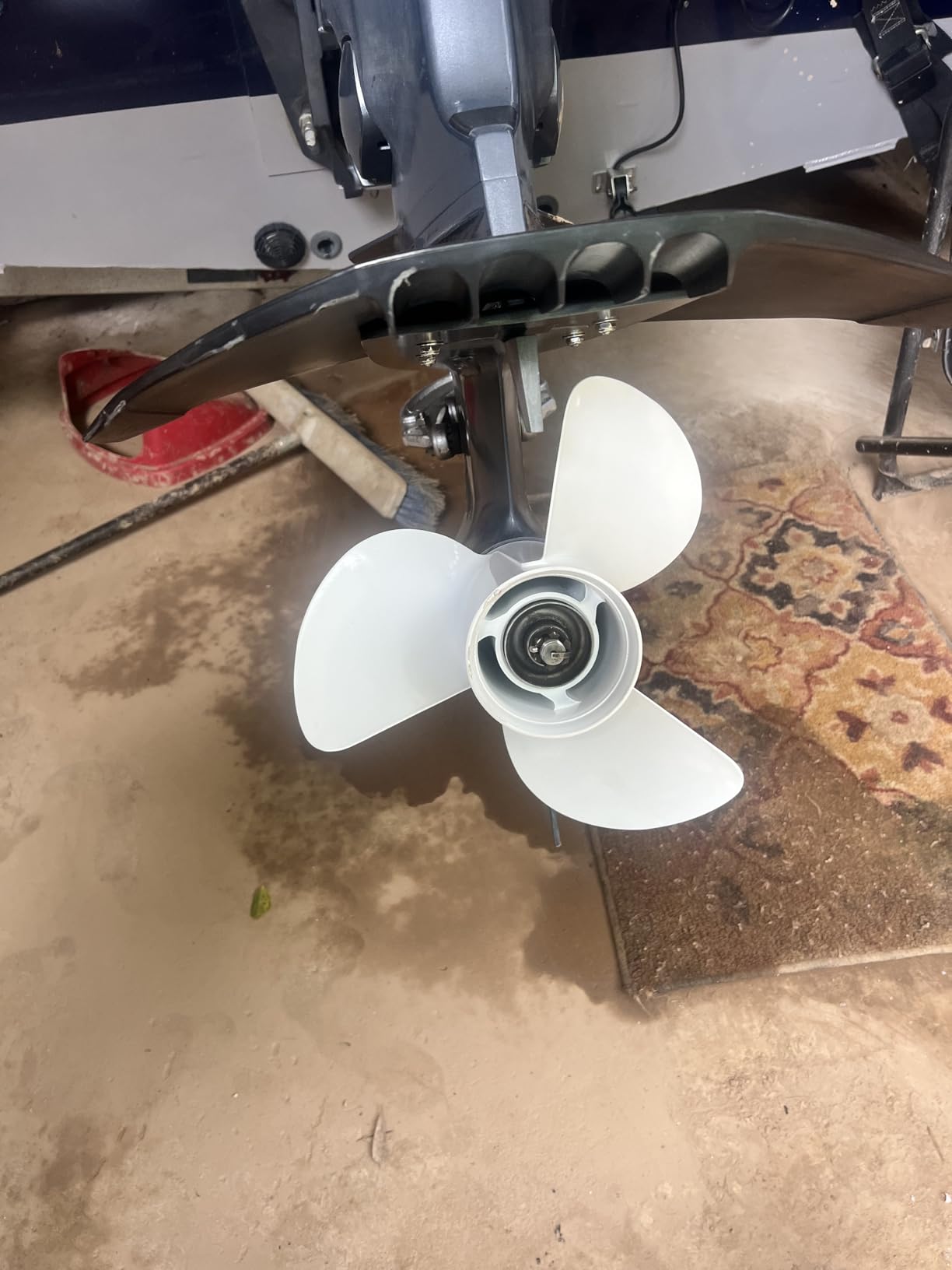 OEM Upgrade Aluminum Outboard Moto Boat Propeller fit Yamaha Engines 60-115 HP, 13.25x17p, 15 Spline Tooth customer photo 1