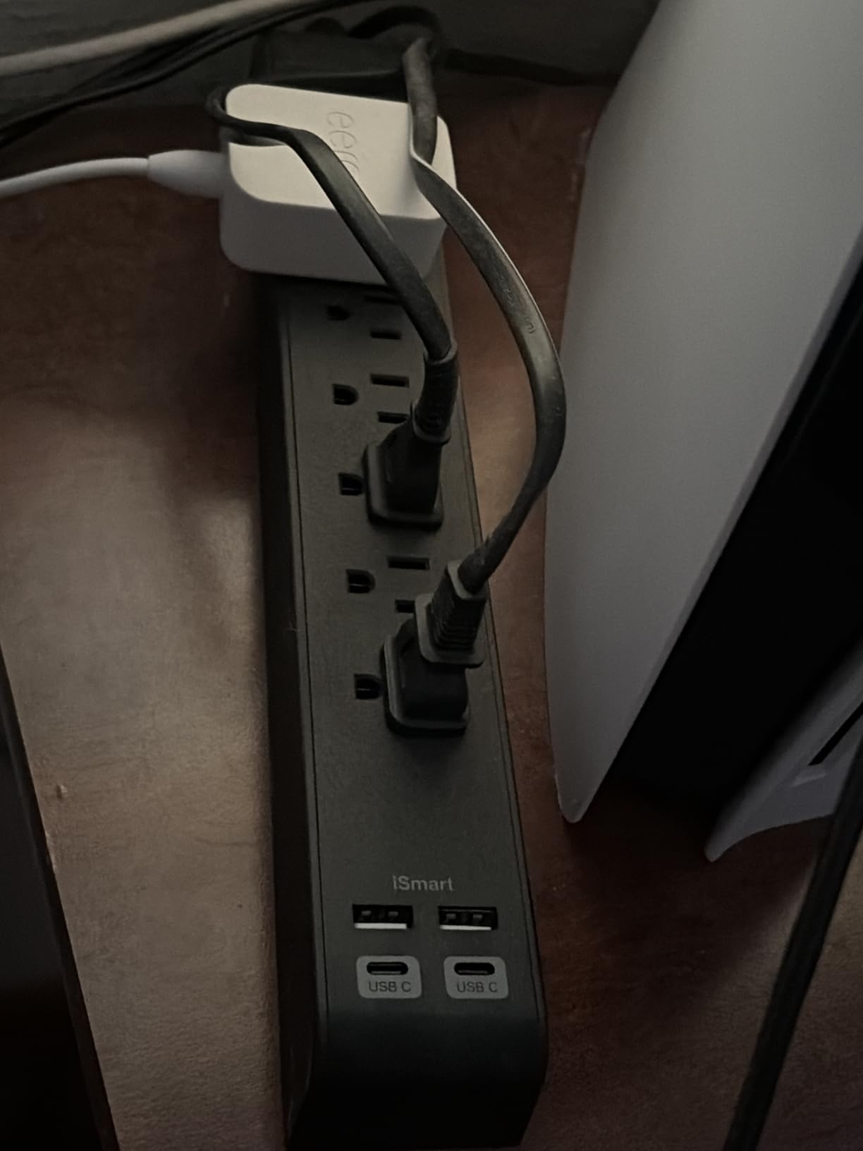 2 Pack Surge Protector Power Strip with 6 Outlets 4 USB Ports | 5-Foot Long Heavy-Duty Braided Extension Cords Flat Plug 900 Joules 15A Circuit Breaker Wall Mount for Home Office ETL Listed customer photo 1
