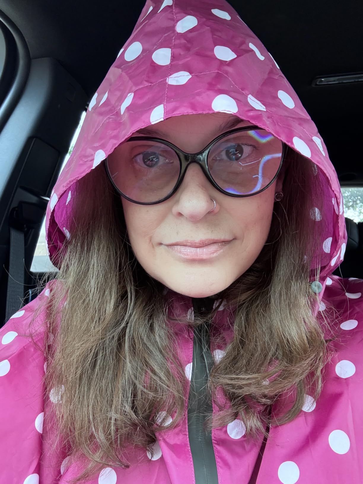 Adult Rain Poncho Waterproof Hooded Zipper Raincoat with Pockets customer photo 1