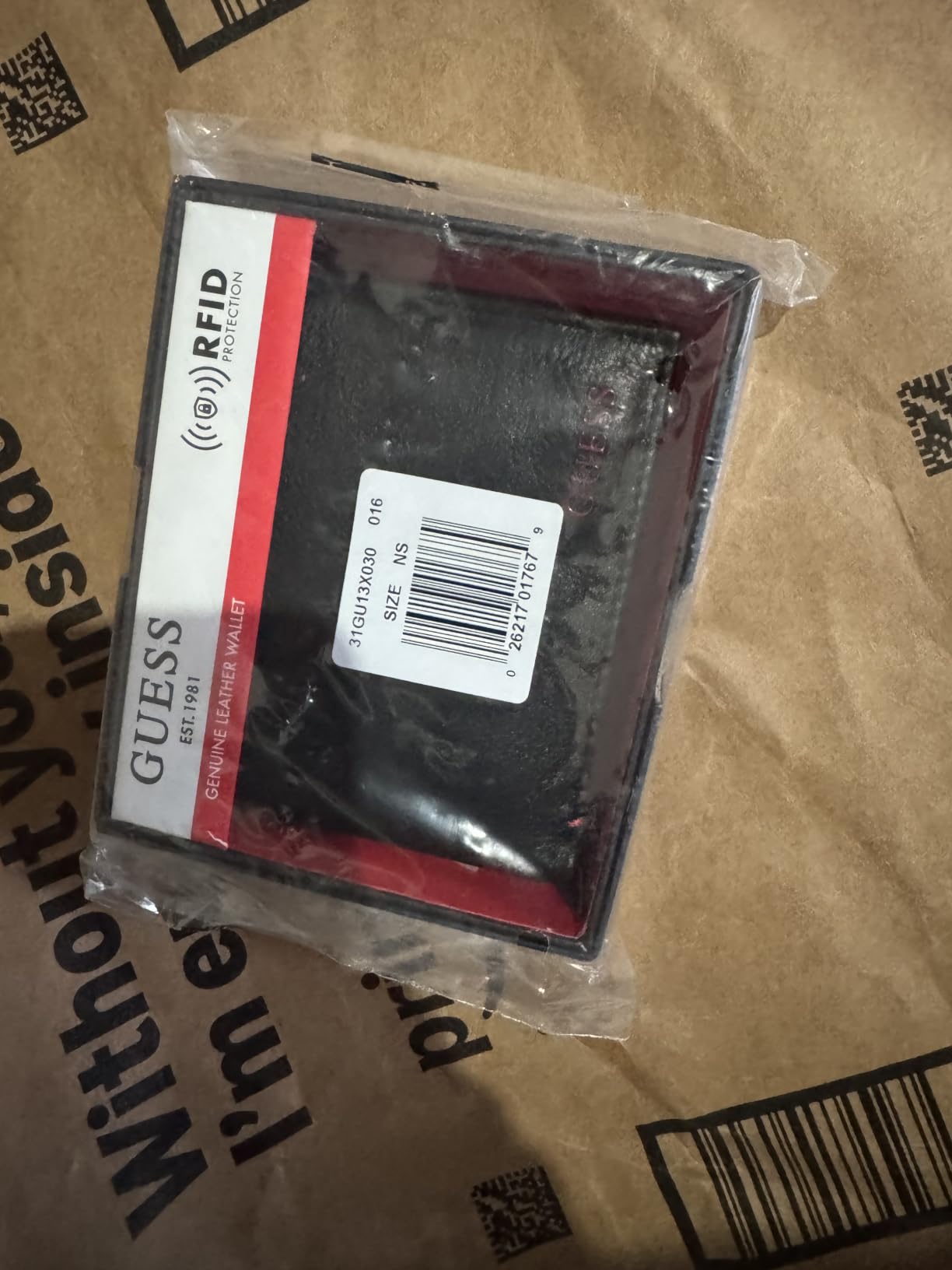 Guess Men's Leather Passcase Wallet customer photo 1