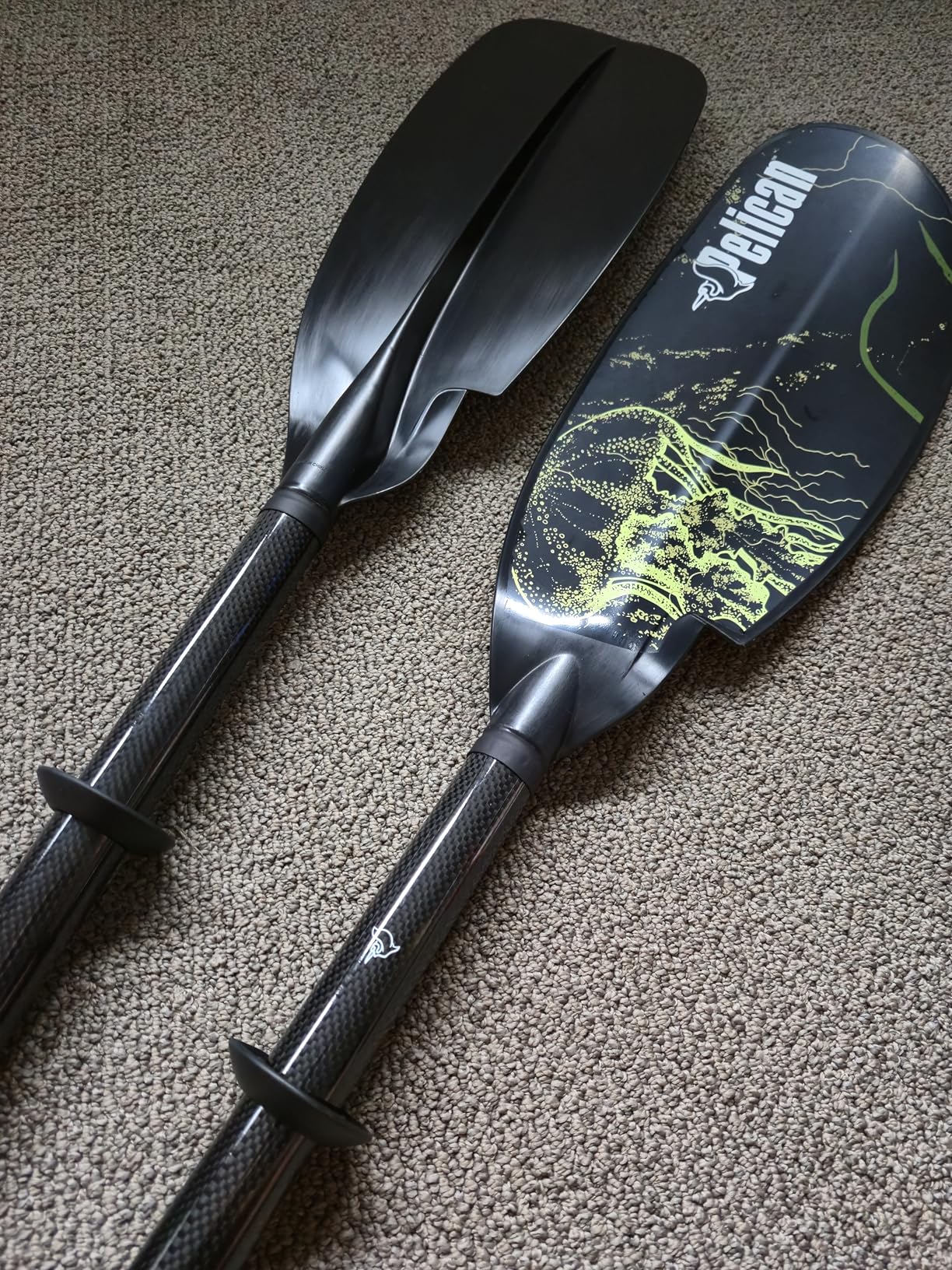 Pelican Symbiosa Kayak Paddle - Adjustable Fiberglass Shaft with Nylon Blades - Lightweight - 90.5in 240cm to 98.5in 250cm customer photo 1