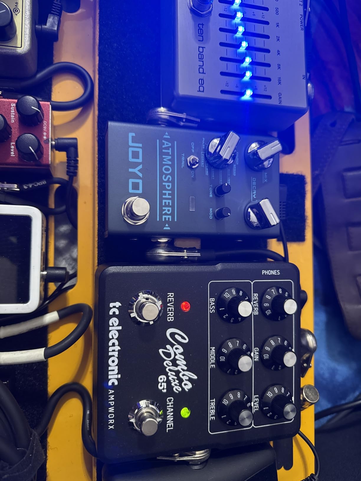 JOYO Digital Reverb Guitar Pedal, 9 Modes (Spring/Church/Plate/Shimmer & More) with MOD Control & Trail Function, Bypass (Atmosphere R-14) customer photo 1