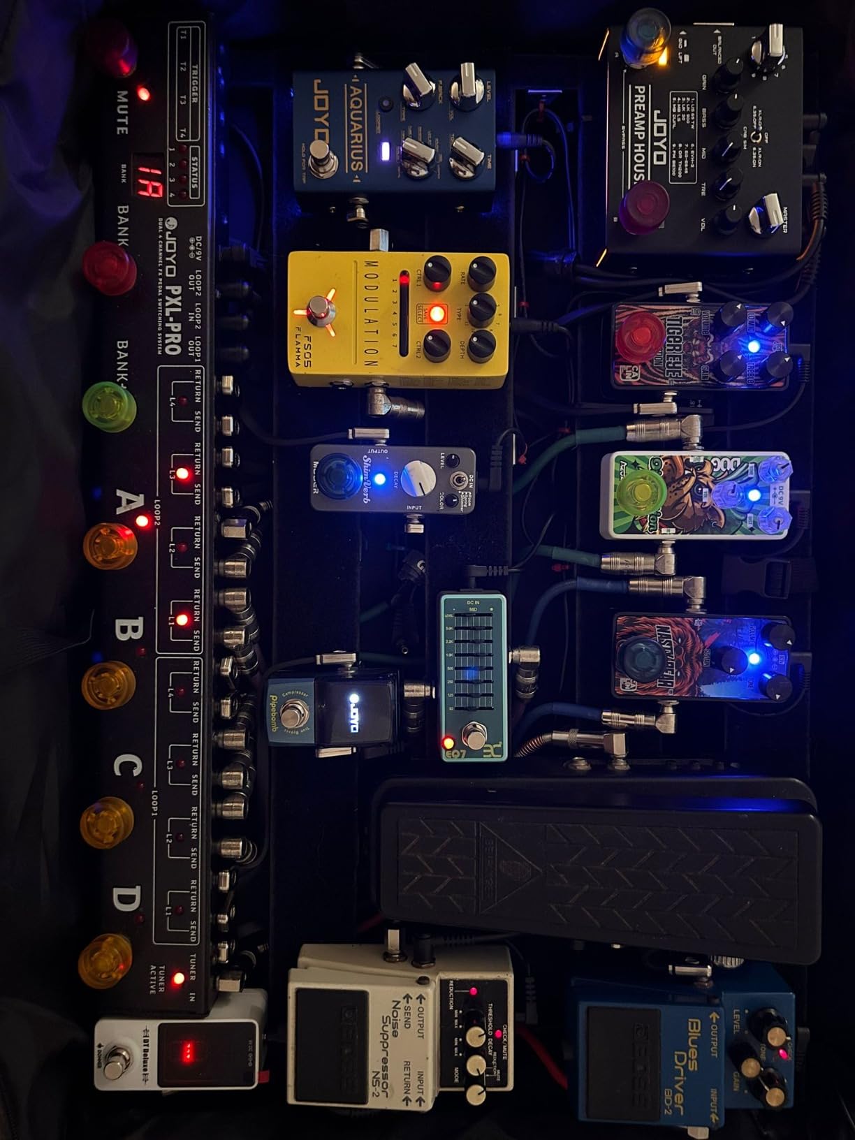 JOYO Amp Simulator Guitar Pedal, 9 Amp Models Dual Channel with IR Cab Sim (Preamp House R-15) customer photo 1