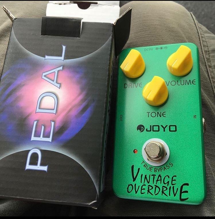 JOYO Vintage Overdrive Guitar Pedal, Smooth Overdrive Tone with RC4558 Chip for Electric Guitar, True Bypass (JF-01) customer photo 1