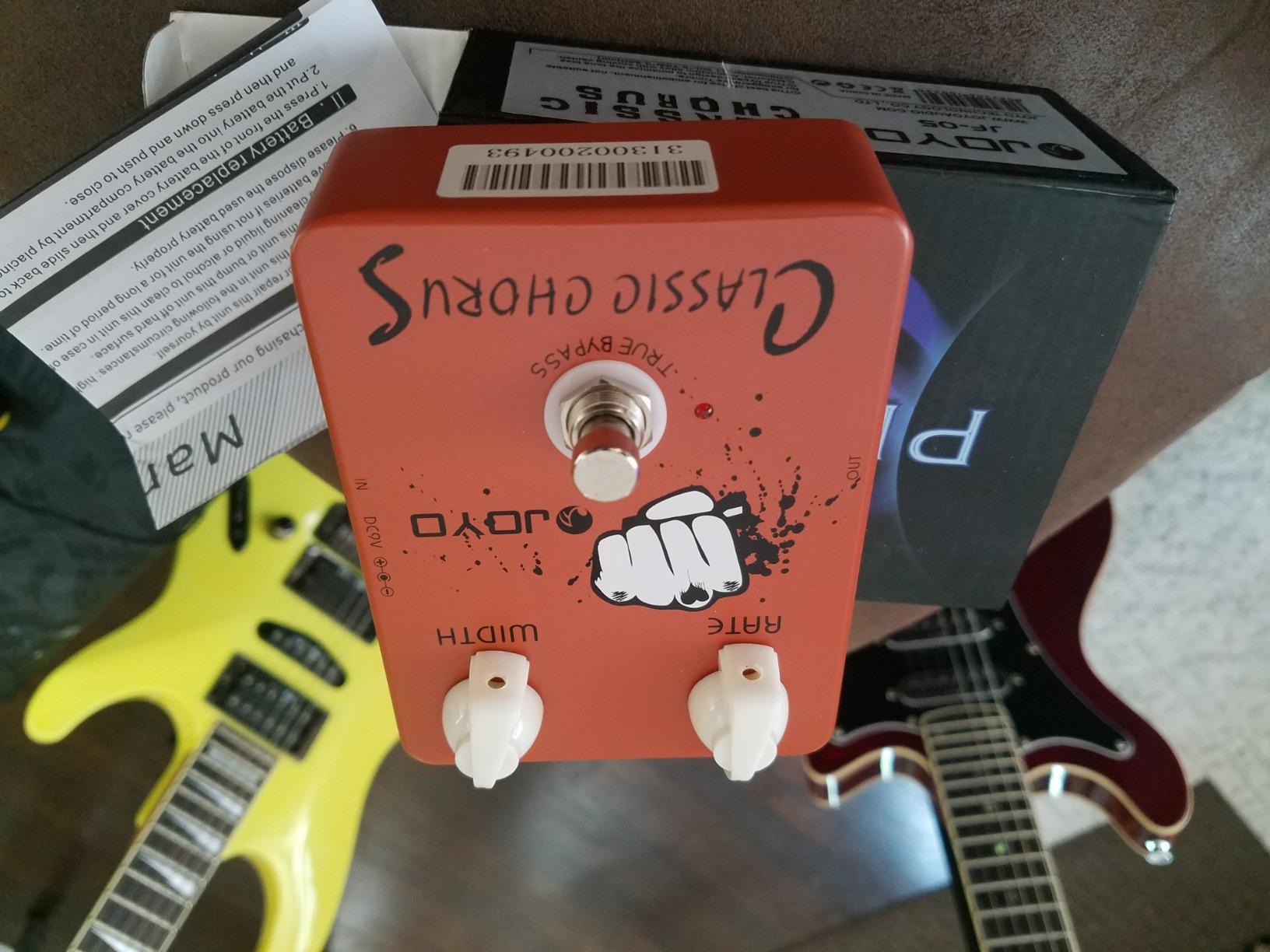 JOYO Classic Chorus Guitar Pedal JF-05 customer photo 2