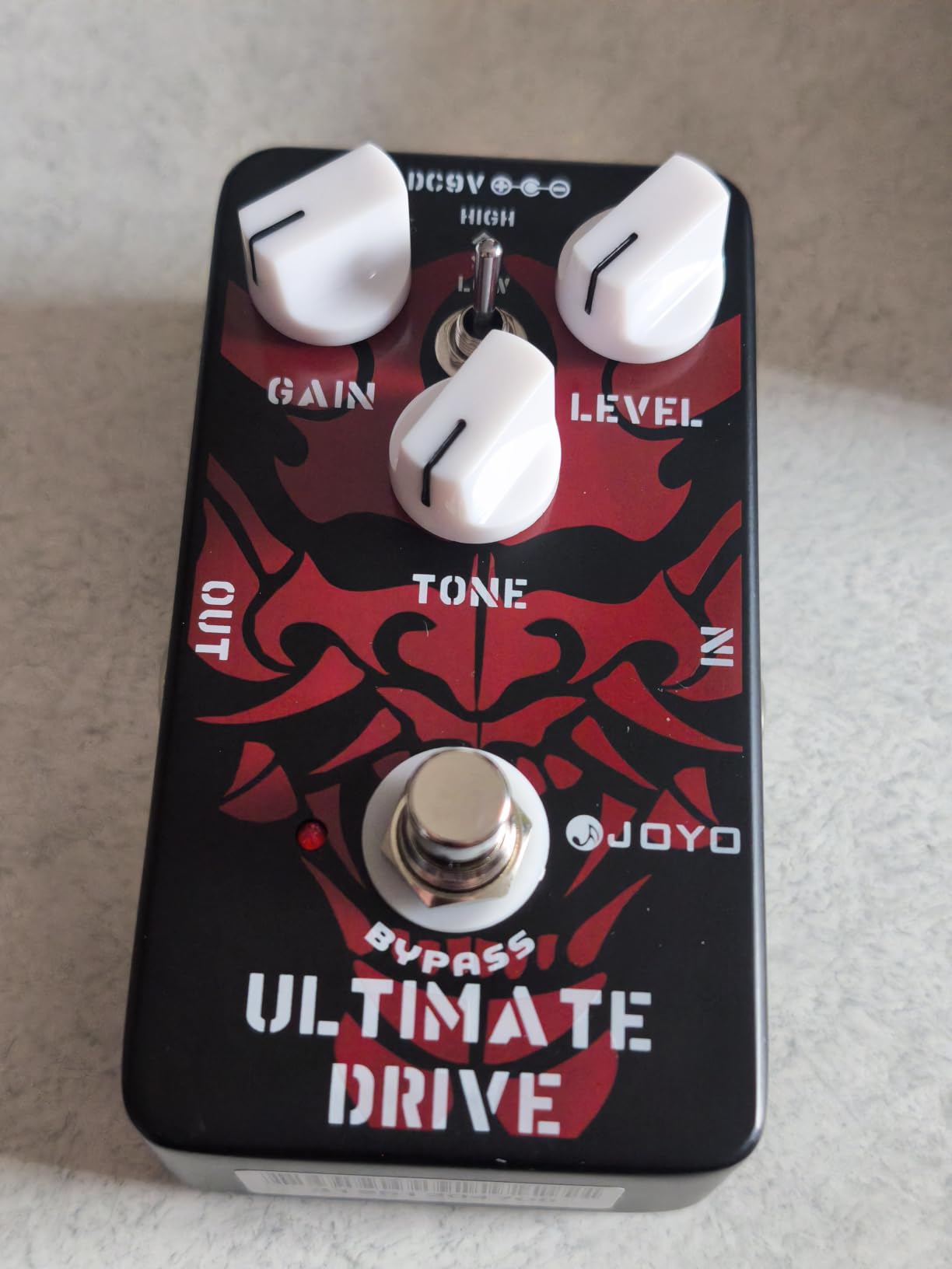 JOYO Overdrive Distortion Guitar Pedal, MOSFET Circuit Rich Harmonic Overdrive with Hi/Lo Tone Switch for Electric Guitar, Bypass (Ultimate Drive JF-02) customer photo 1