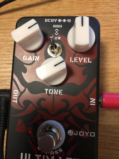 JOYO Overdrive Distortion Guitar Pedal, MOSFET Circuit Rich Harmonic Overdrive with Hi/Lo Tone Switch for Electric Guitar, Bypass (Ultimate Drive JF-02) customer photo 2