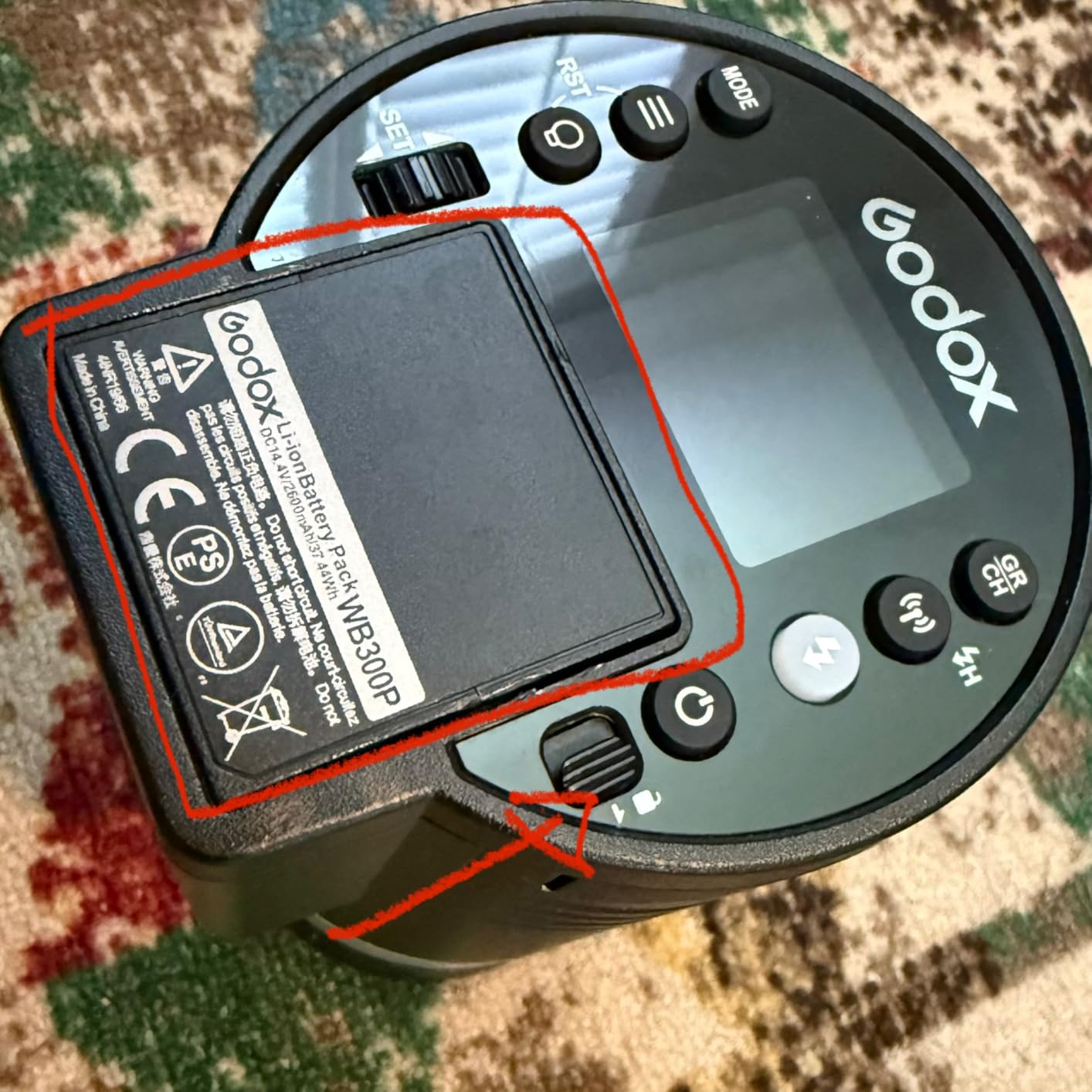 Godox AD300 Pro AD300Pro Outdoor Flash Strobe Light, 300W TTL HSS 1/8000s Studio Flash, 320 Full Power Flashes, 2600mAh Lithium Battery, 12W Modeling Lamp, for Canon Sony Nikon Fuji Olympus Panasonic customer photo 2