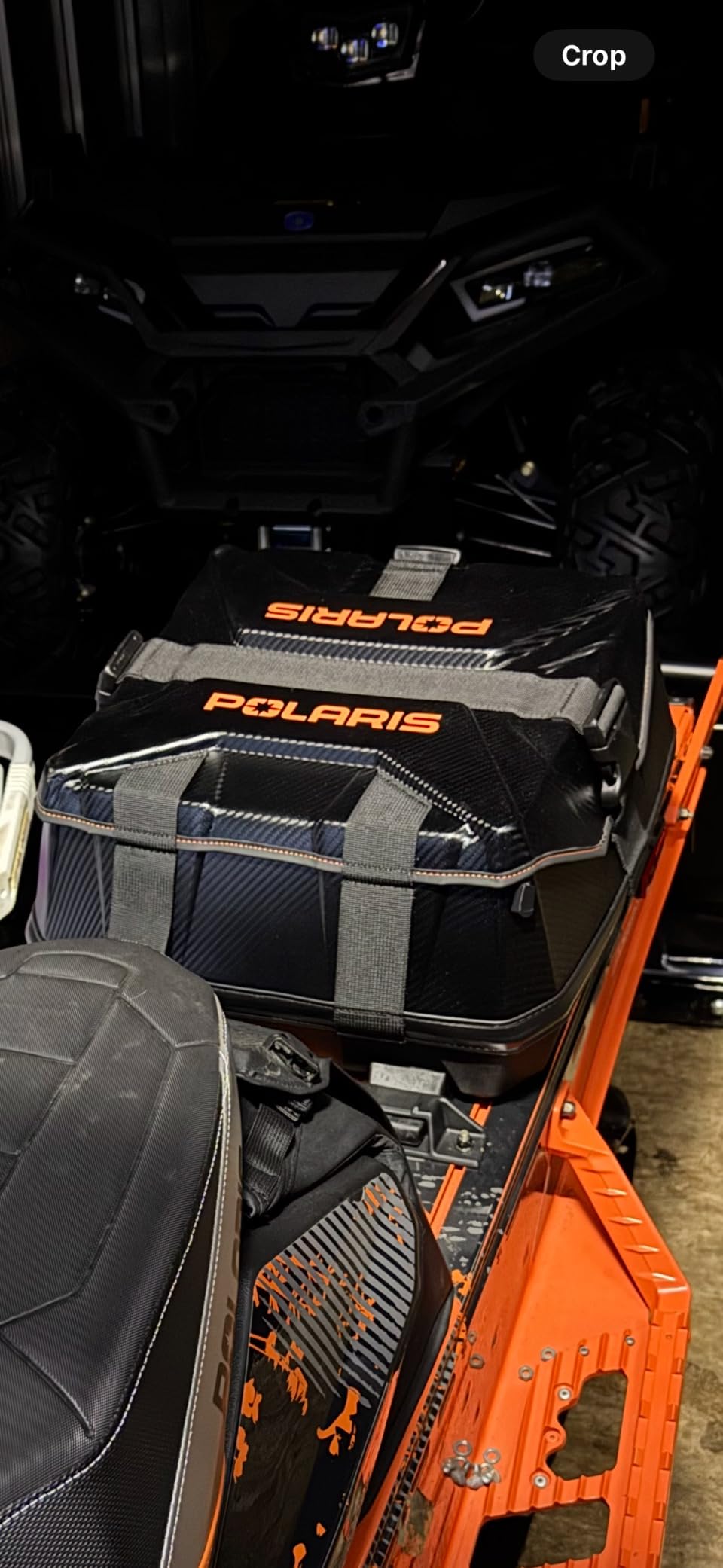 Polaris Snowmobile Lock & Ride Flex Adventure Tunnel Bag Tall Black 2884456 customer photo 2