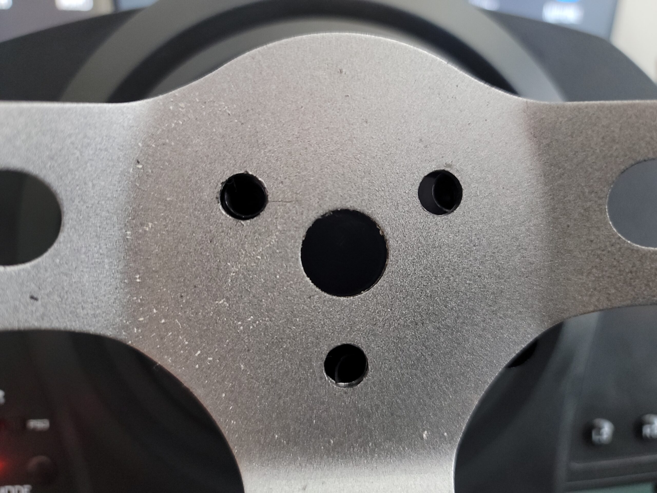 Steering Wheel 270mm Classic Hardware Accessories Interior With Holes Durable For Go Kart Replacement Vehicle Universal 3 Spokes PU Foam customer photo 2