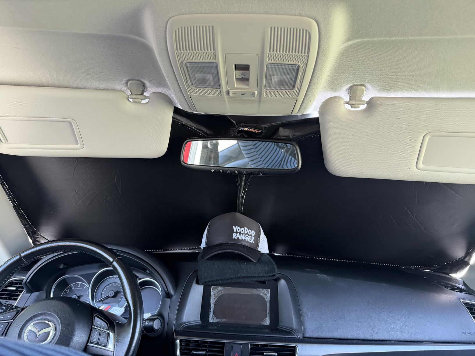 KUST Windshield Sun Shade for Chevrolet Chevy Malibu Accessories 2016-2024 2025 Sunshade Sun Visor Protector Foldable Blocks UV Rays Keep Your Car Cooler customer photo 2