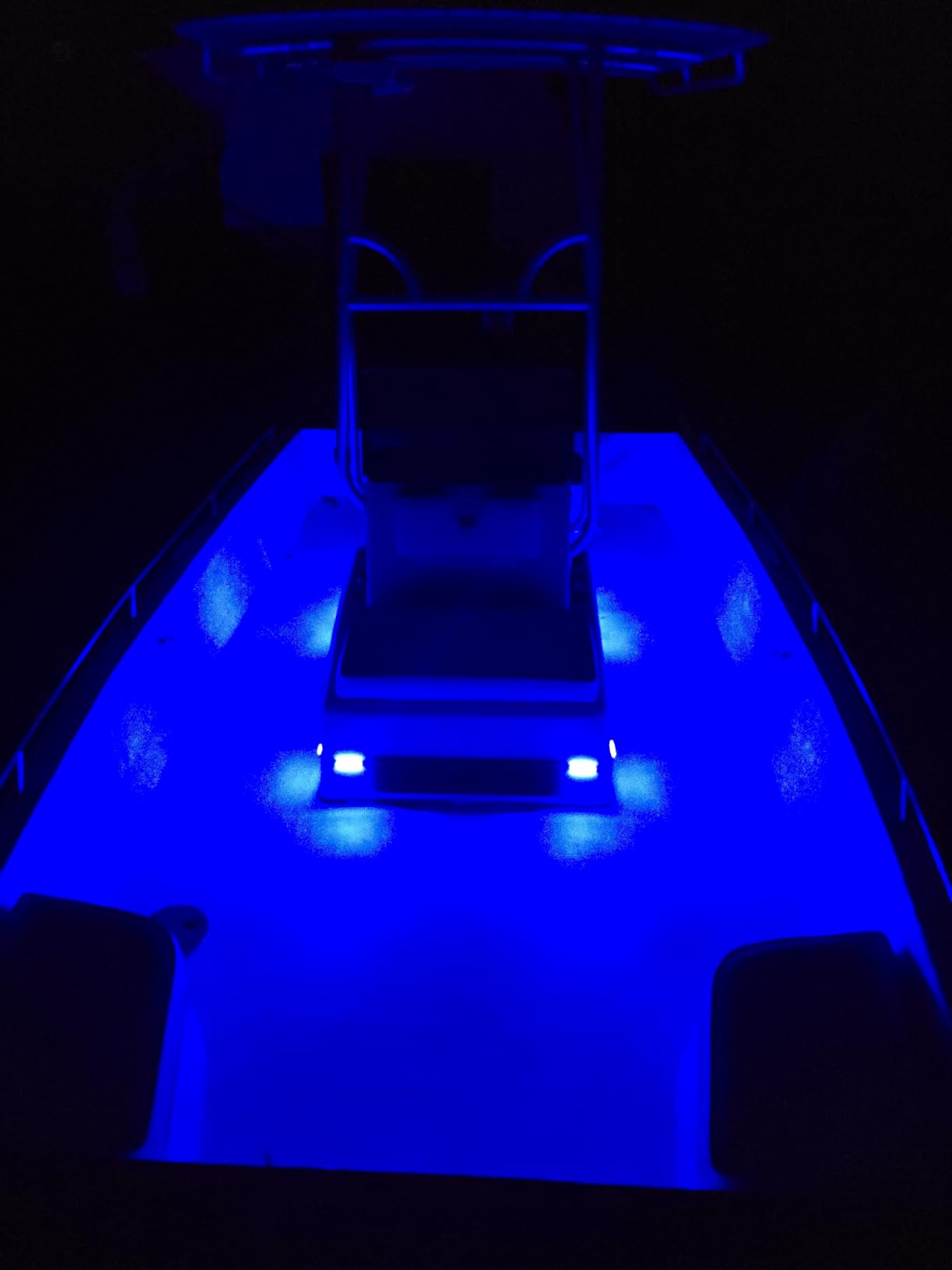 PSEQT LED Boat Interior Lights Marine Courtesy Light Strip Deck Transom Cockpit Navigation Lighting Waterproof for Fishing Pontoon Kayak Yacht Sailboat (White 10Pcs) customer photo 1