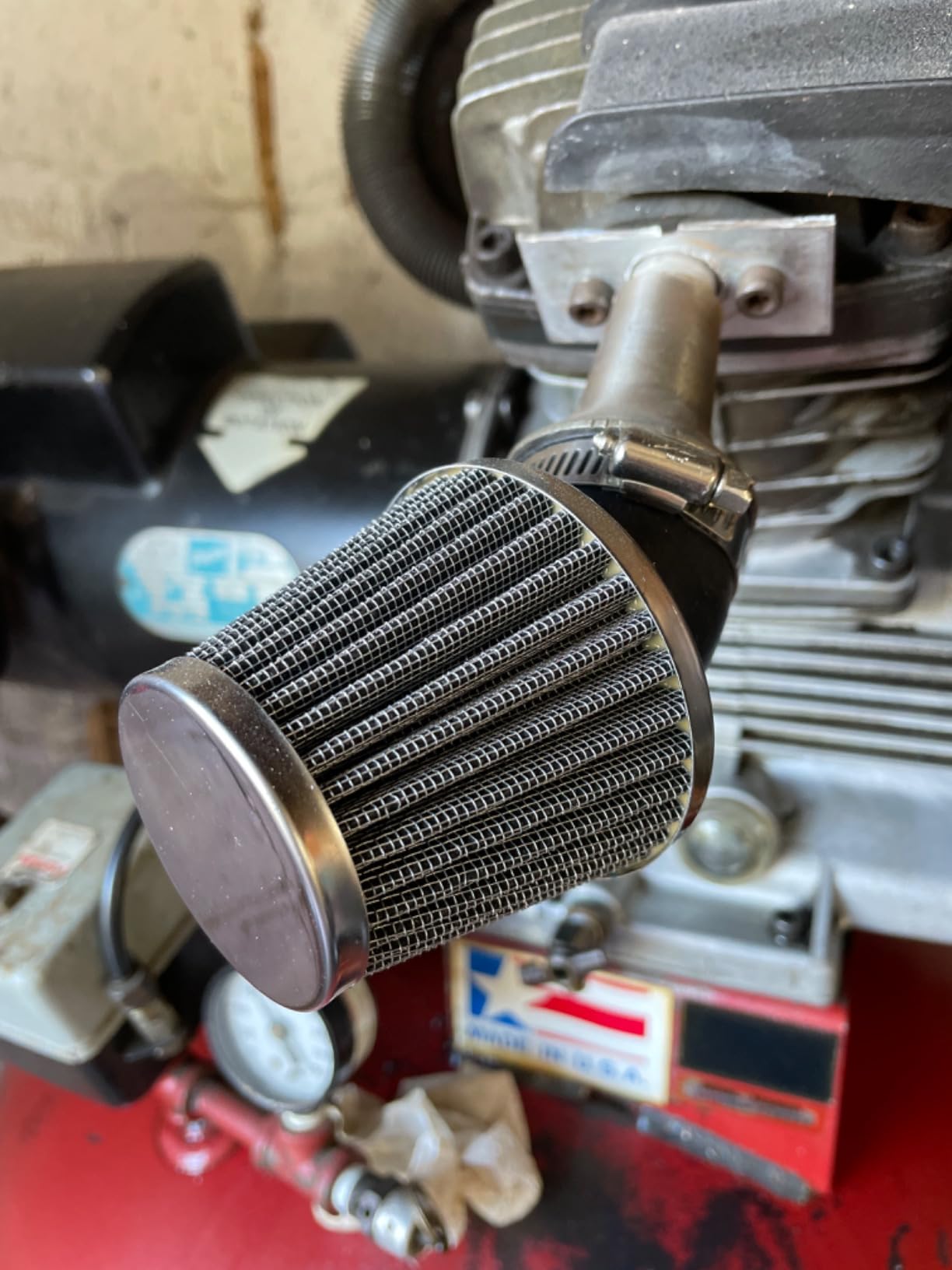 HIAORS 38mm Bent Rubber Tube Air Filter Cleaner for 110cc 125cc CRF SSR Sunl Taotao Pit Dirt Bike ATV Quad customer photo 2
