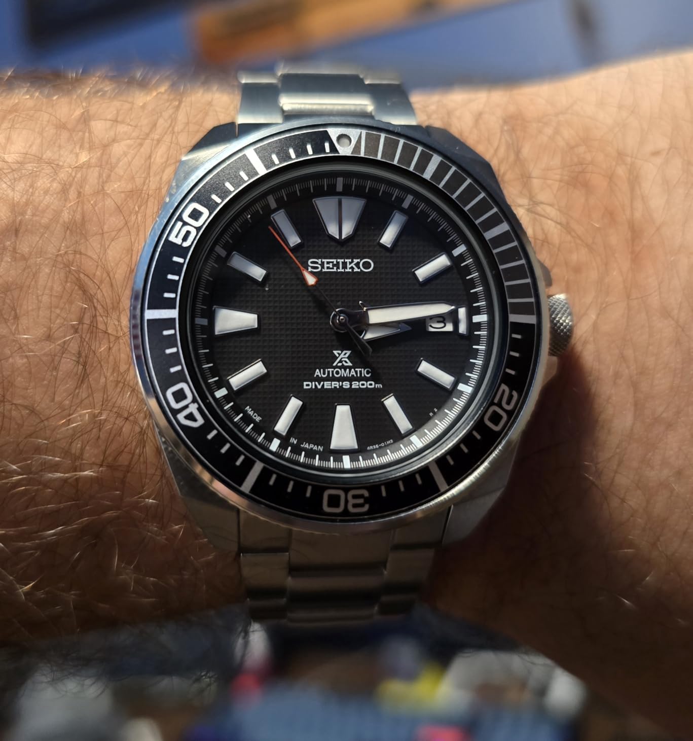 SRPF03 Automatic Dive Watch for Men - Prospex Special Edition - LumiBrite Hands, Hardlex Crystal - Water Resistant 200M customer photo 1
