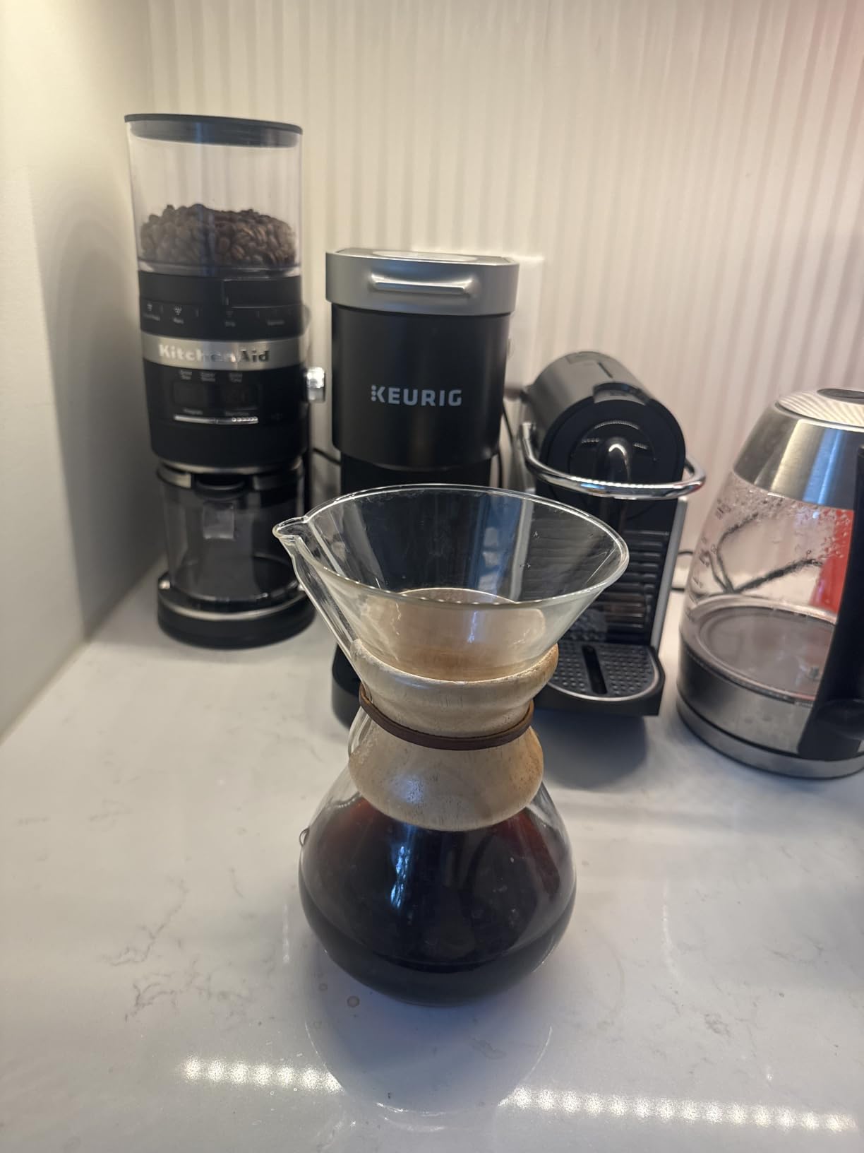 KitchenAid Burr Coffee Grinder, KCG8433, Onyx Black | Smart Dosing Technology for Ideal Grounds, 70 Grind Settings for All Brew Methods, Removable matte Hopper for Easy Cleaning customer photo 1