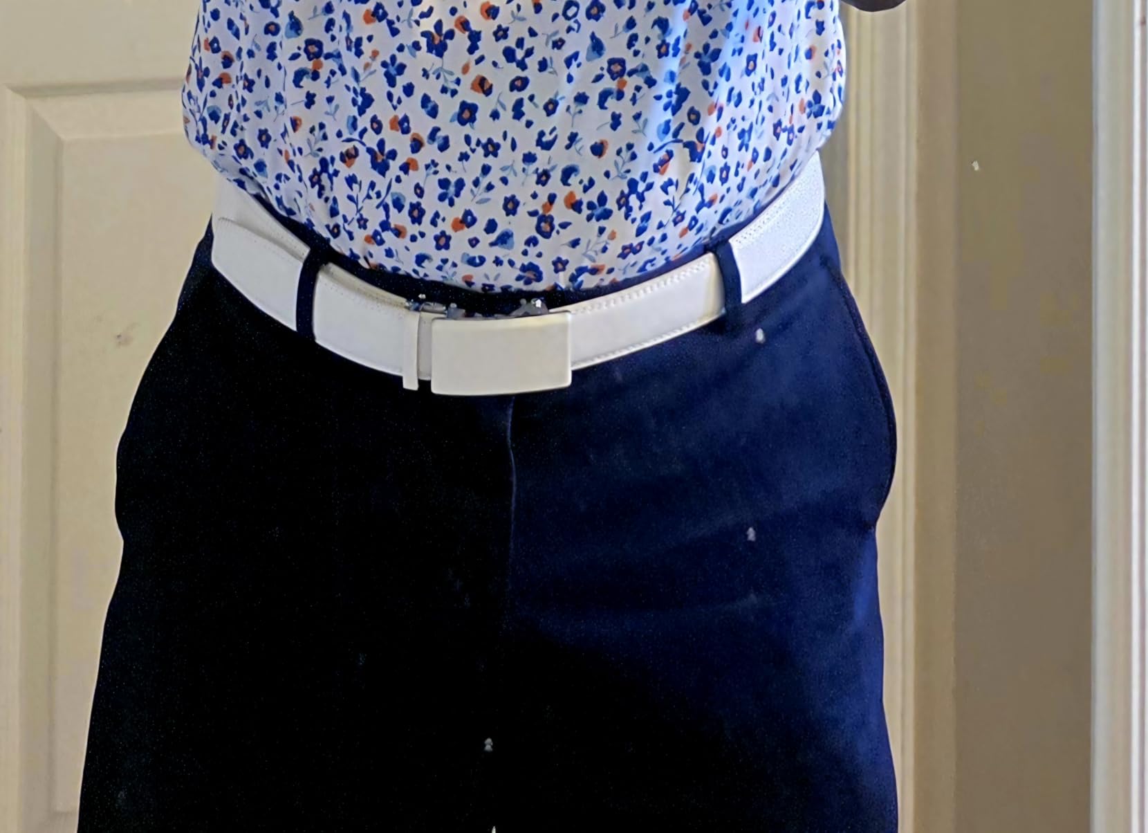 CHAOREN Mens Belt - Mens Ratchet Belt Leather 1 3/8
