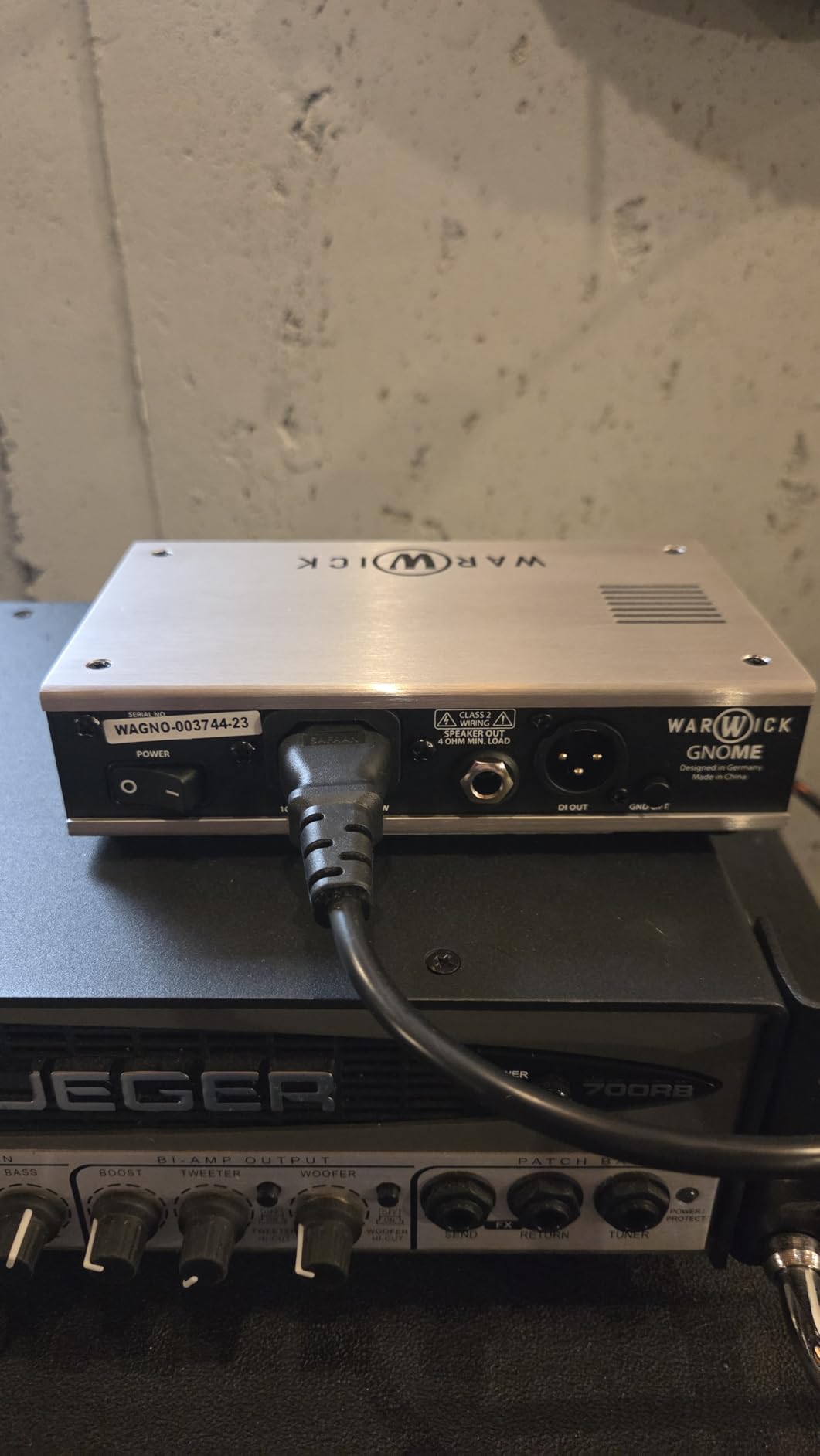 Warwick Gnome - Pocket Bass Amplifier Head customer photo 1